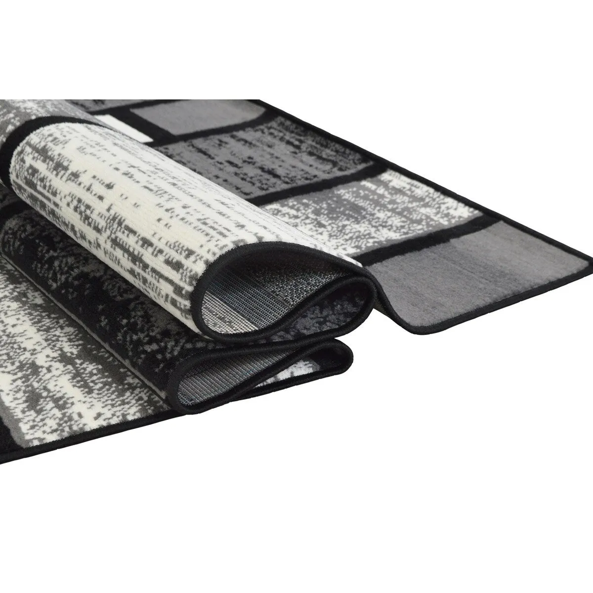 Allstar Modern Accent Rug with Mosaic Rectangle design