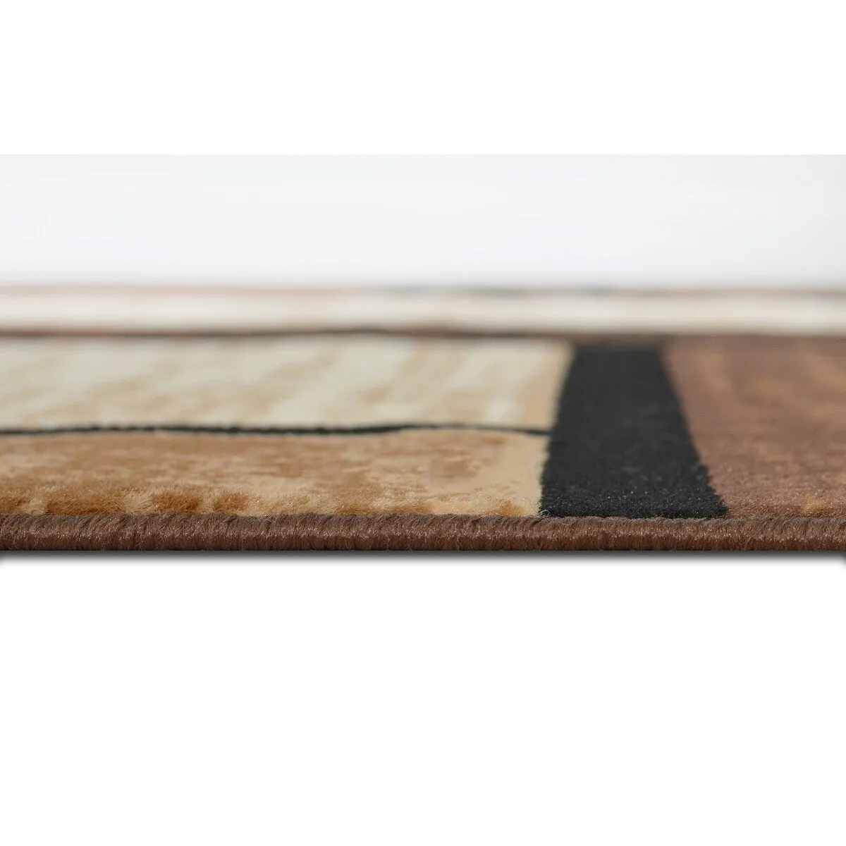 Allstar Modern Accent Rug with Mosaic Rectangle design