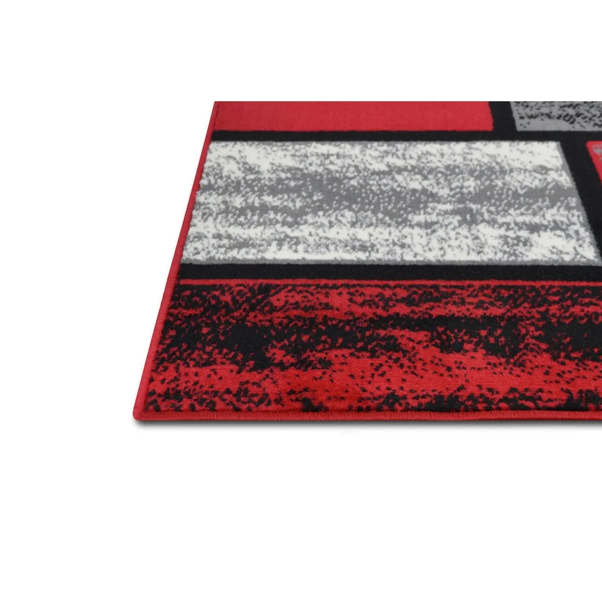 Allstar Modern Accent Rug with Mosaic Rectangle design