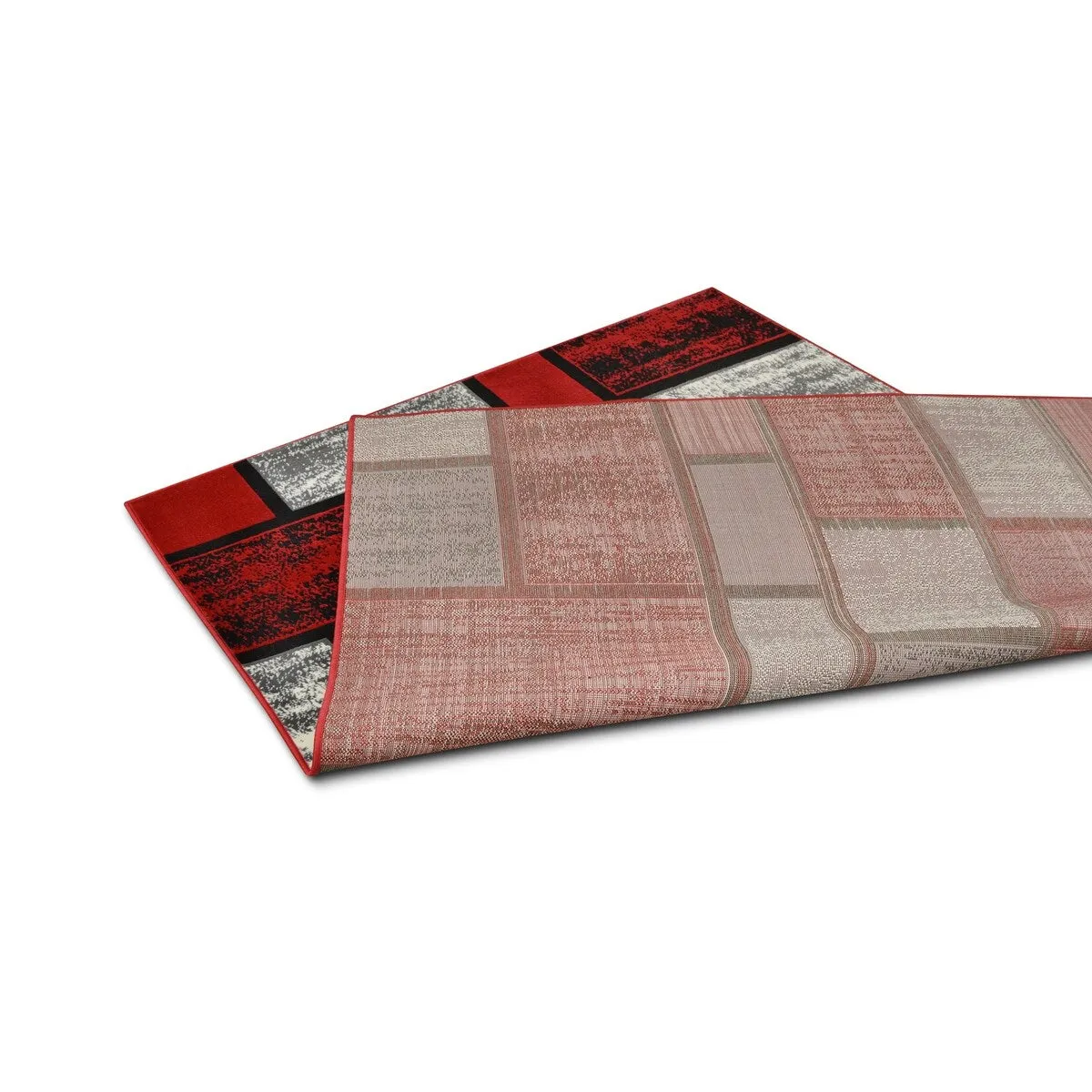 Allstar Modern Accent Rug with Mosaic Rectangle design