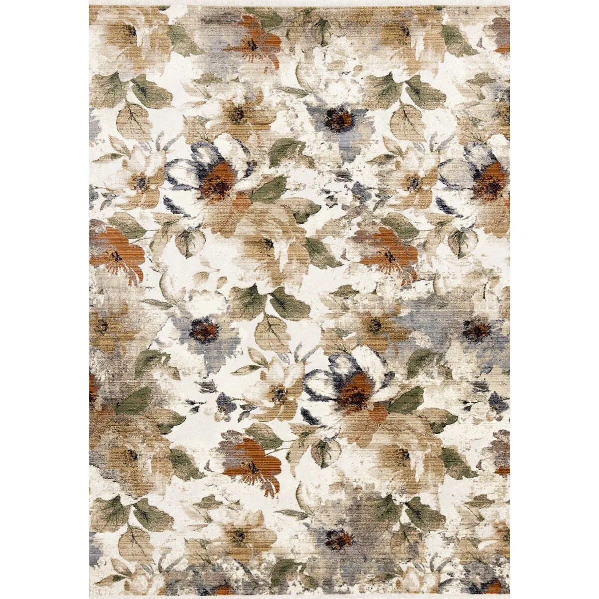 Alpine Rug Co. Sydney Cream Beige Warm Botantical Area Rug