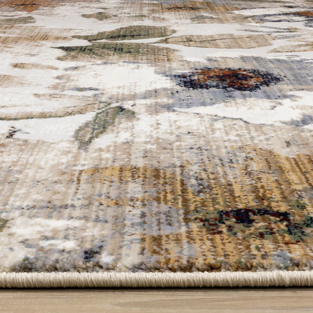 Alpine Rug Co. Sydney Cream Beige Warm Botantical Area Rug