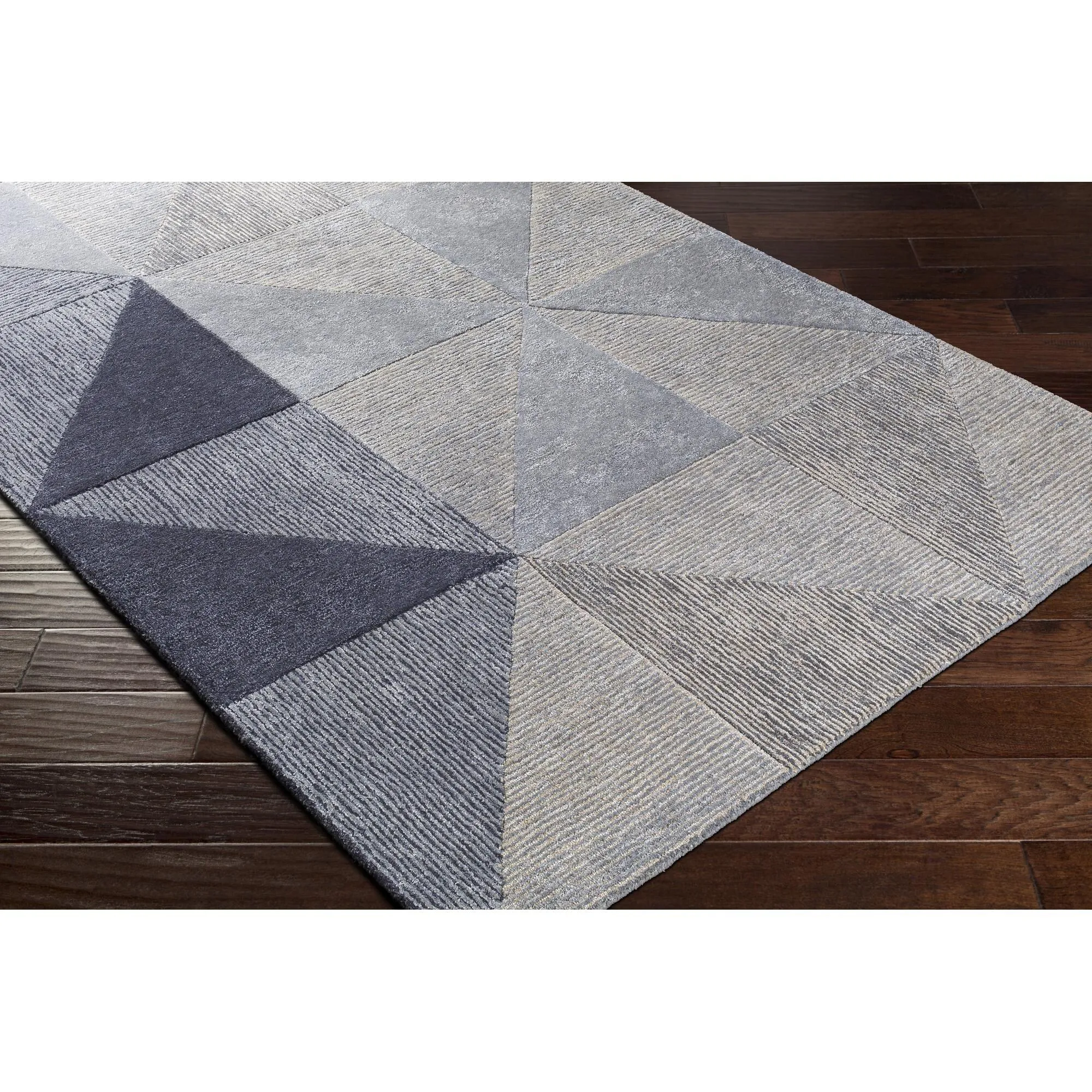 Amber Modern Patchwork Area Rug