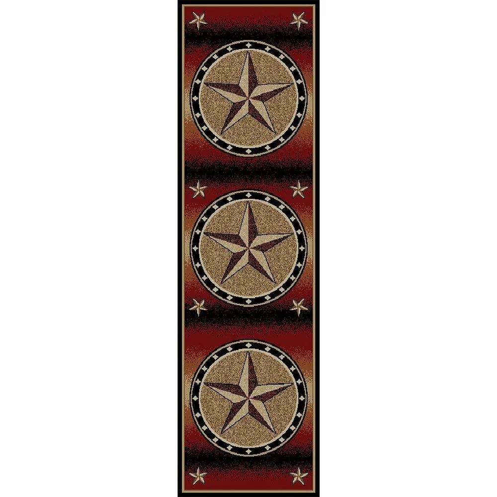 American Destination Amarillo Western Star Area Rug