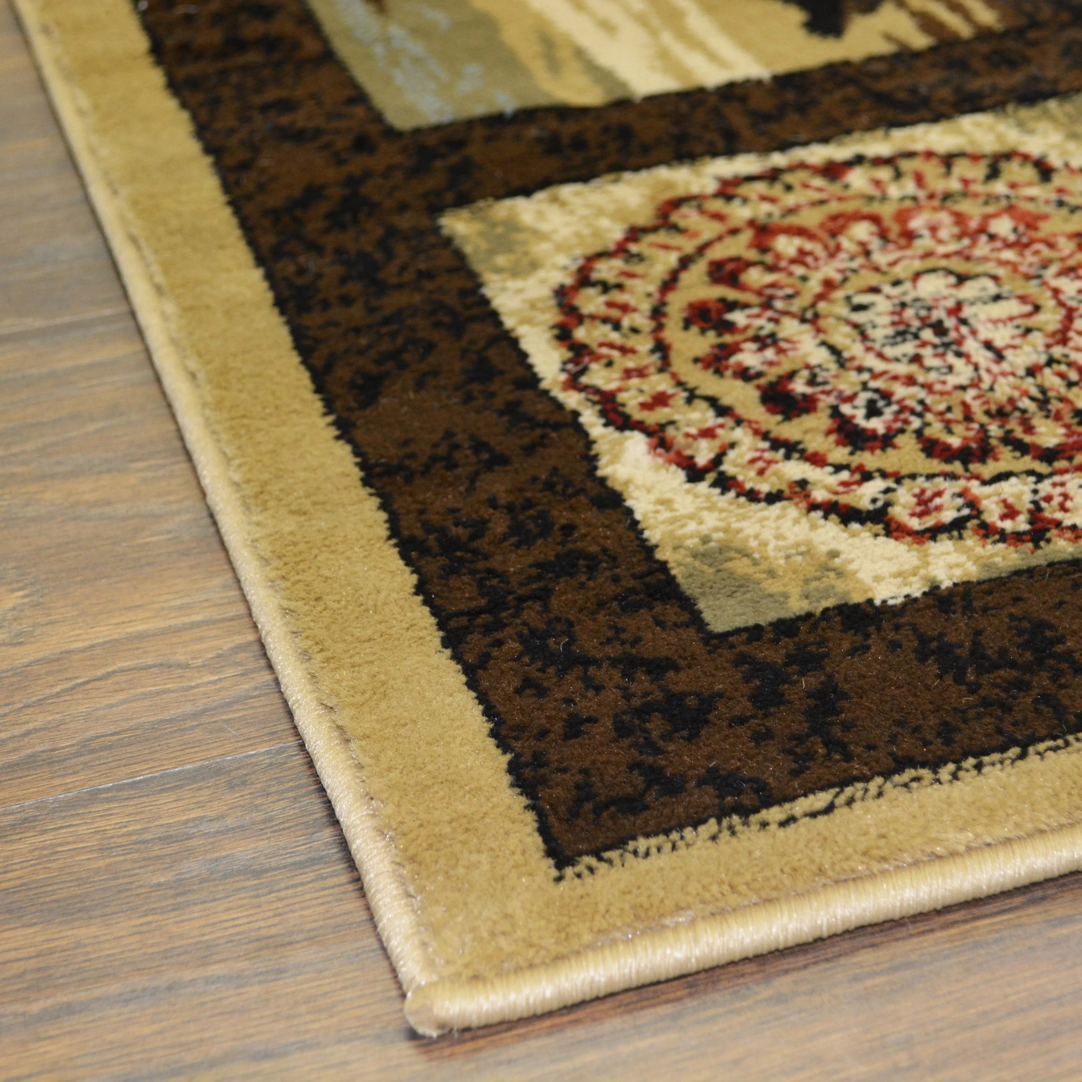 American Destination Cheyenne Western Horse Area Rug