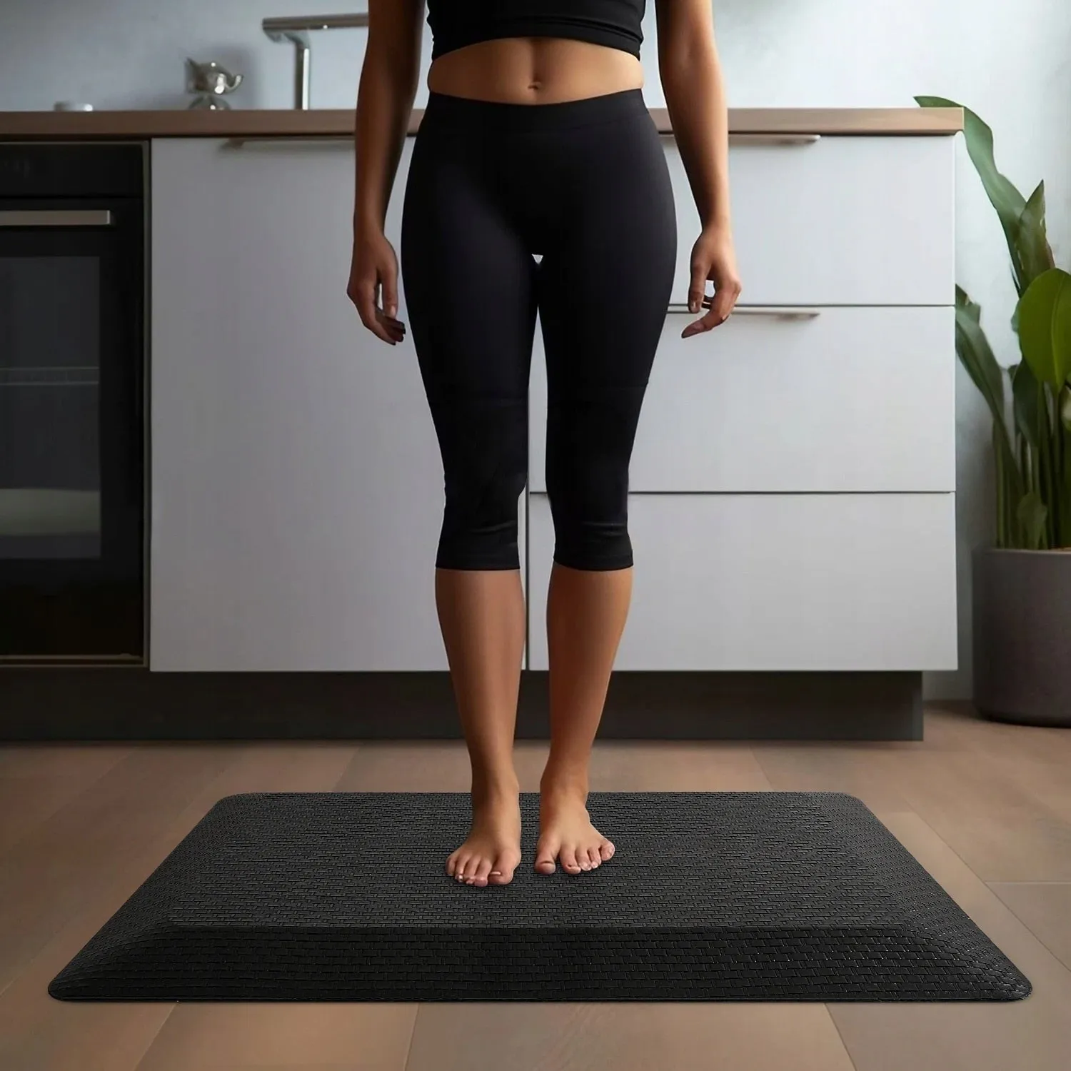 Anti Fatigue Cushioned Mats for Kitchen Bathroom. Comfort Mat for Home Office