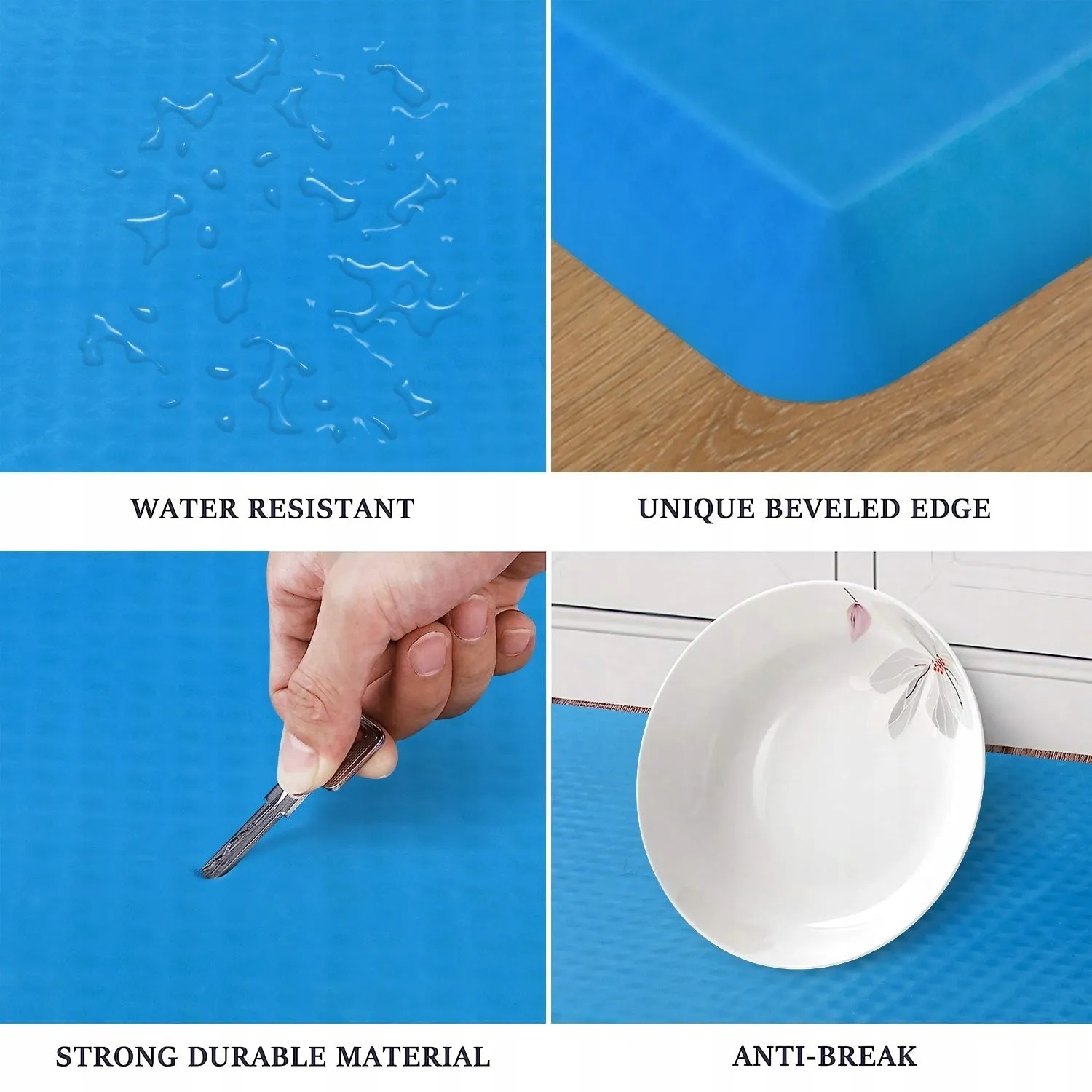 Anti Fatigue Cushioned Mats for Kitchen Bathroom. Comfort Mat for Home Office