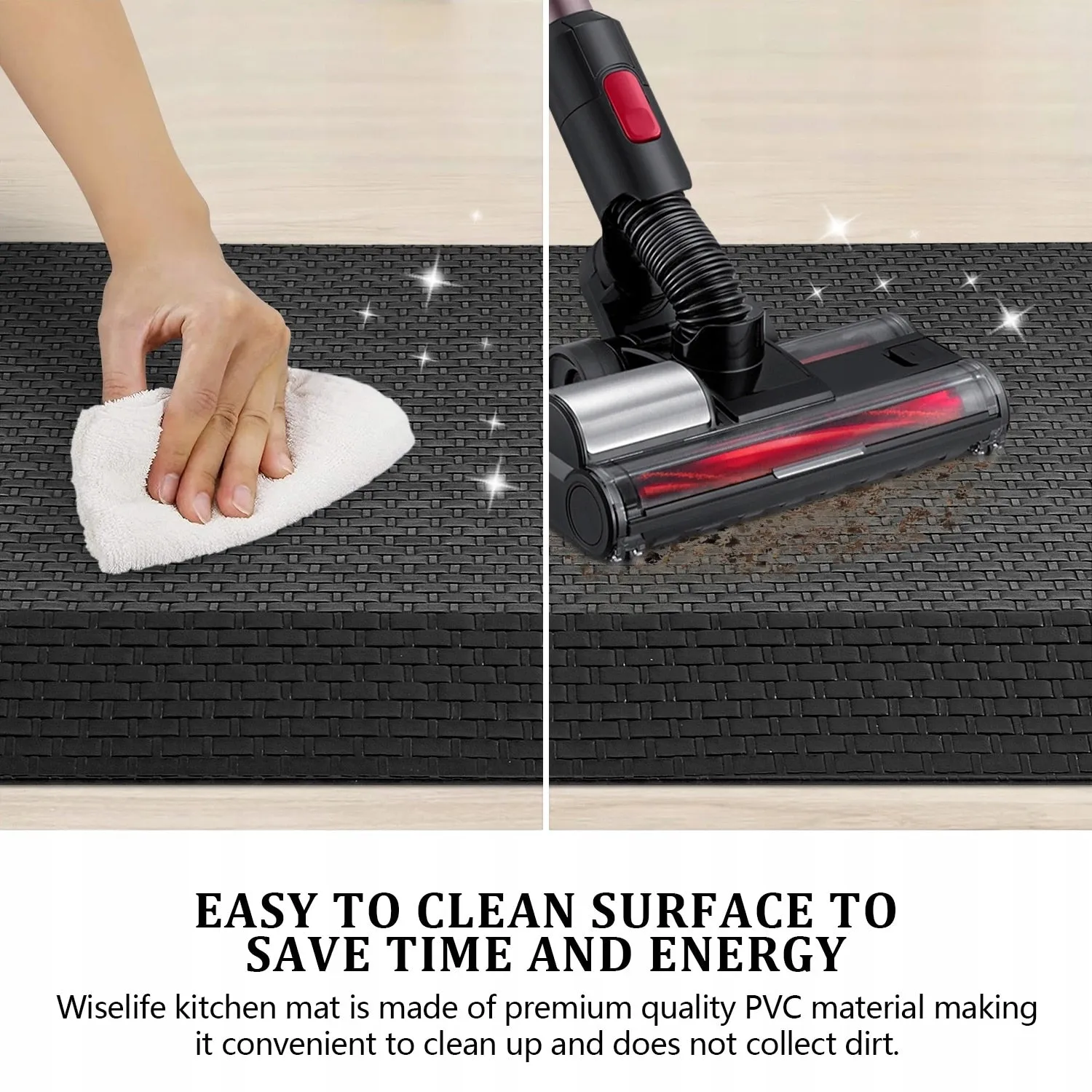 Anti Fatigue Cushioned Mats for Kitchen Bathroom. Comfort Mat for Home Office