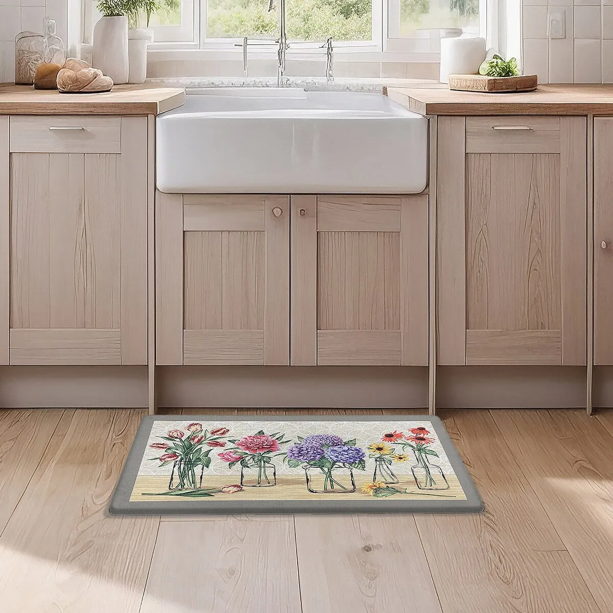 Anti Fatigue Mat 18x30 - Garden Blooms - 18W X 30L