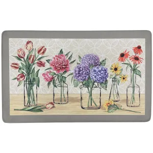 Anti Fatigue Mat 18x30 - Garden Blooms - 18W X 30L