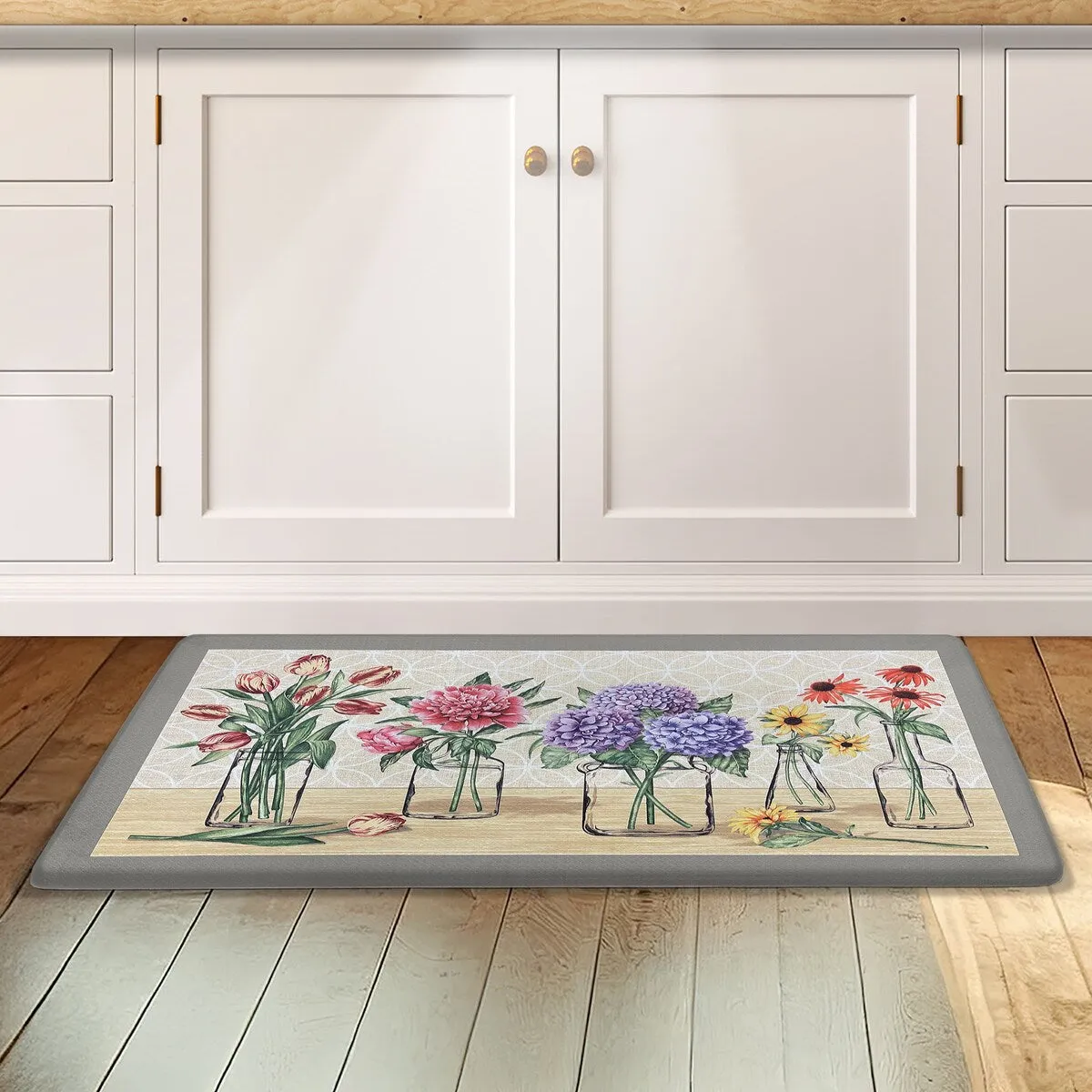 Anti Fatigue Mat 18x30 - Garden Blooms - 18W X 30L