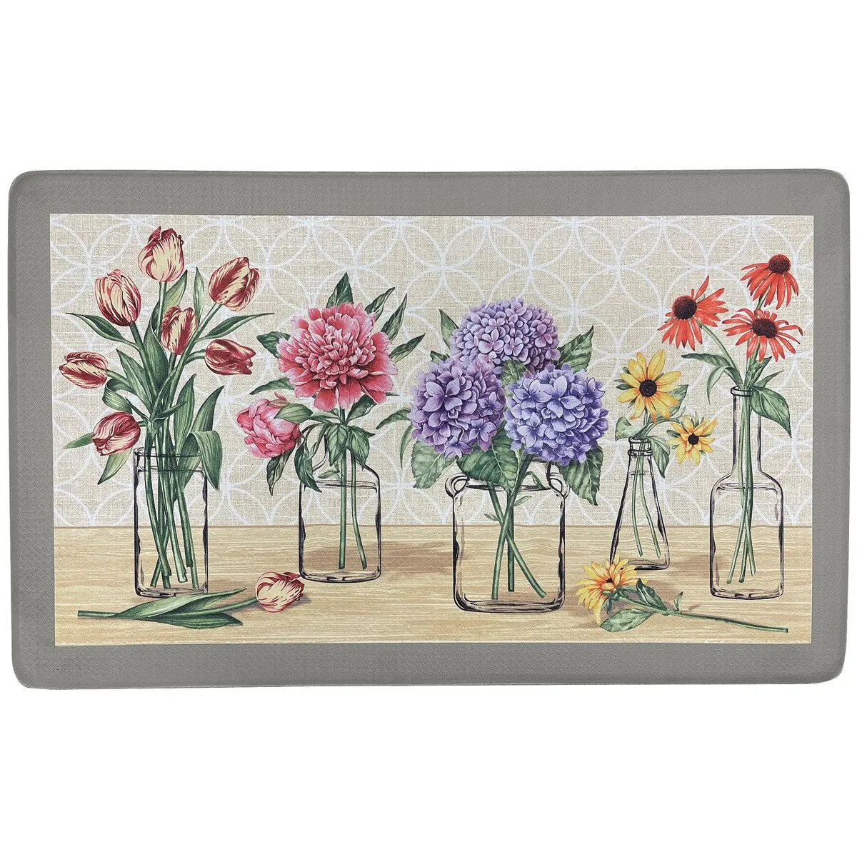 Anti Fatigue Mat 18x30 - Garden Blooms - 18W X 30L