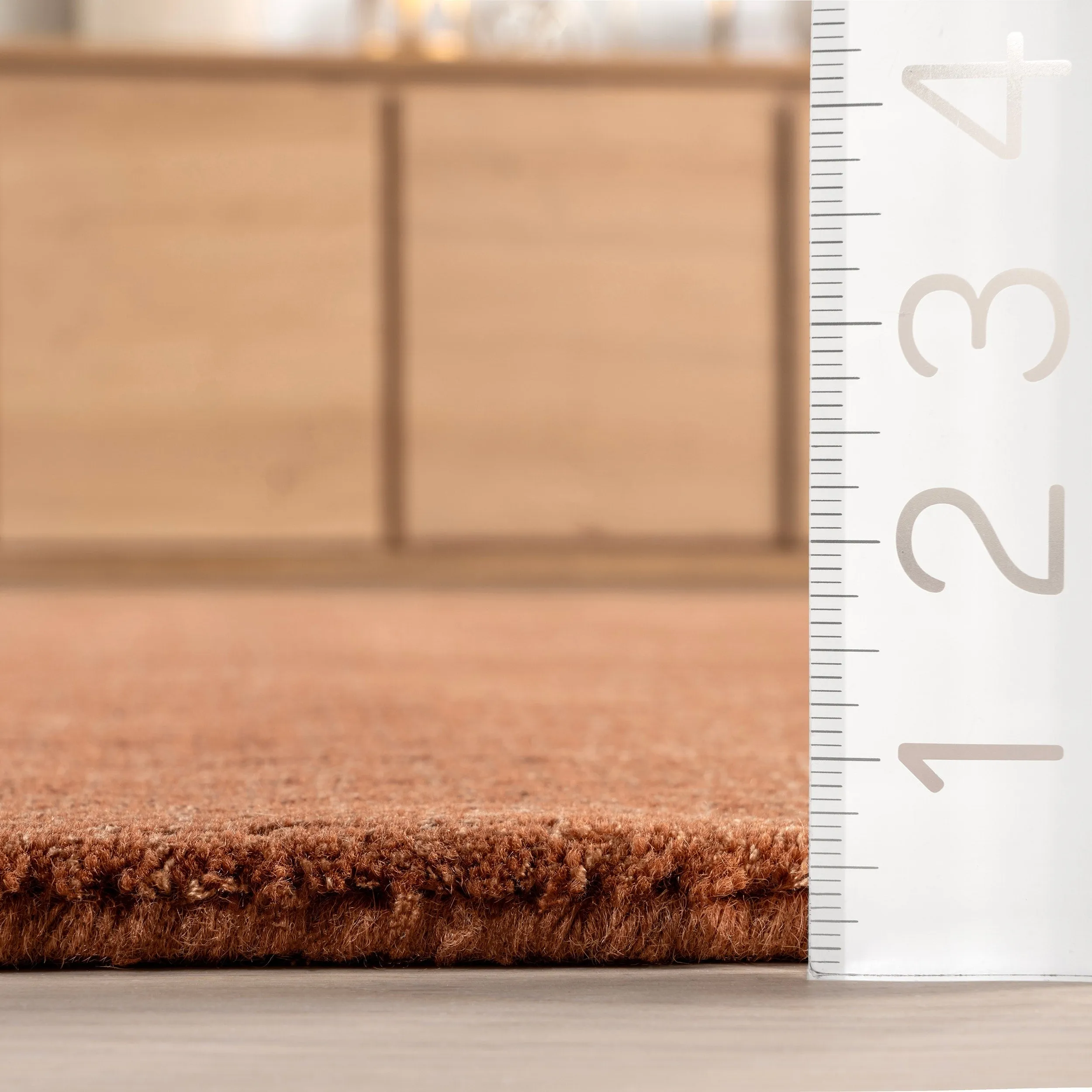 Arrel Speckled Wool-Blend Area Rug