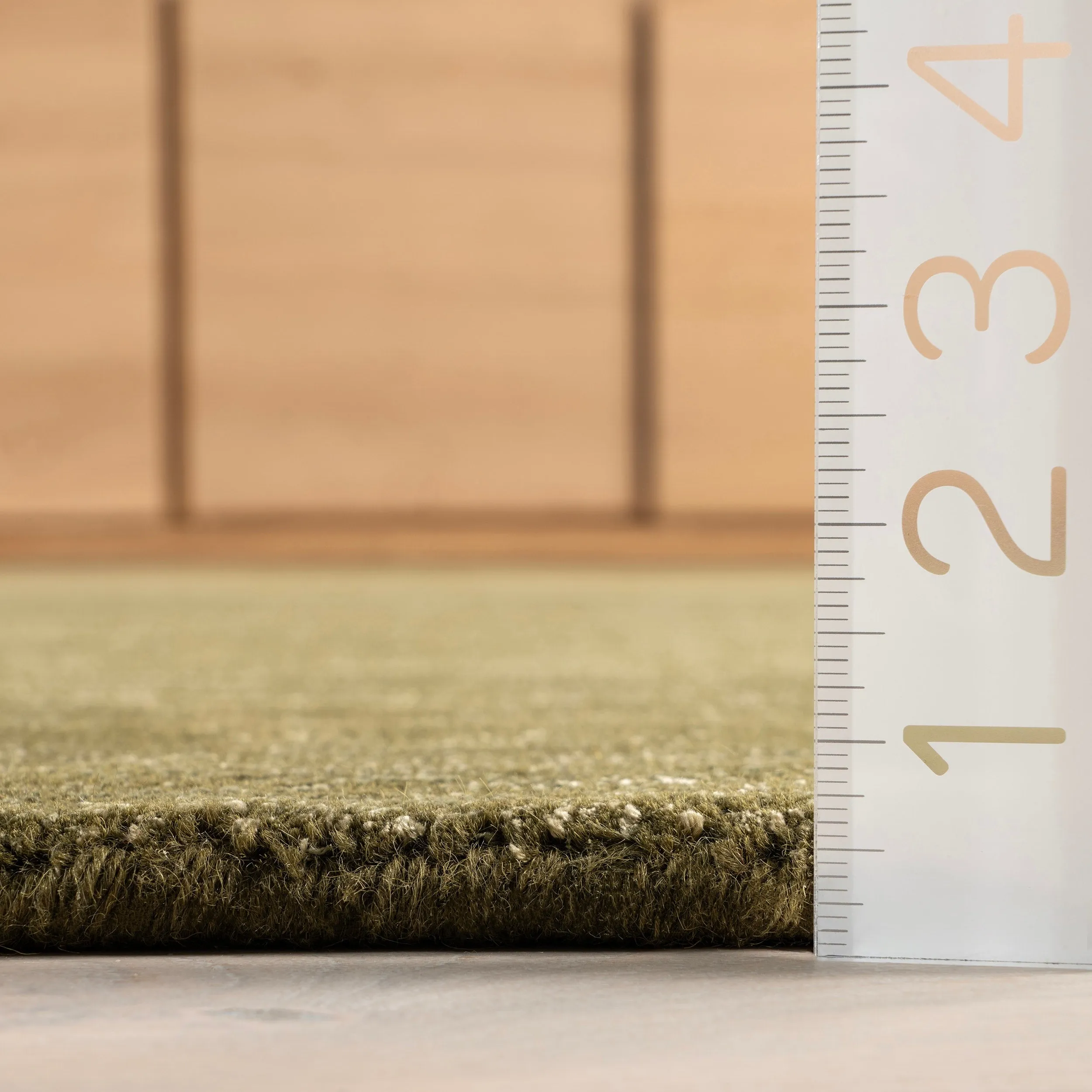 Arrel Speckled Wool-Blend Area Rug