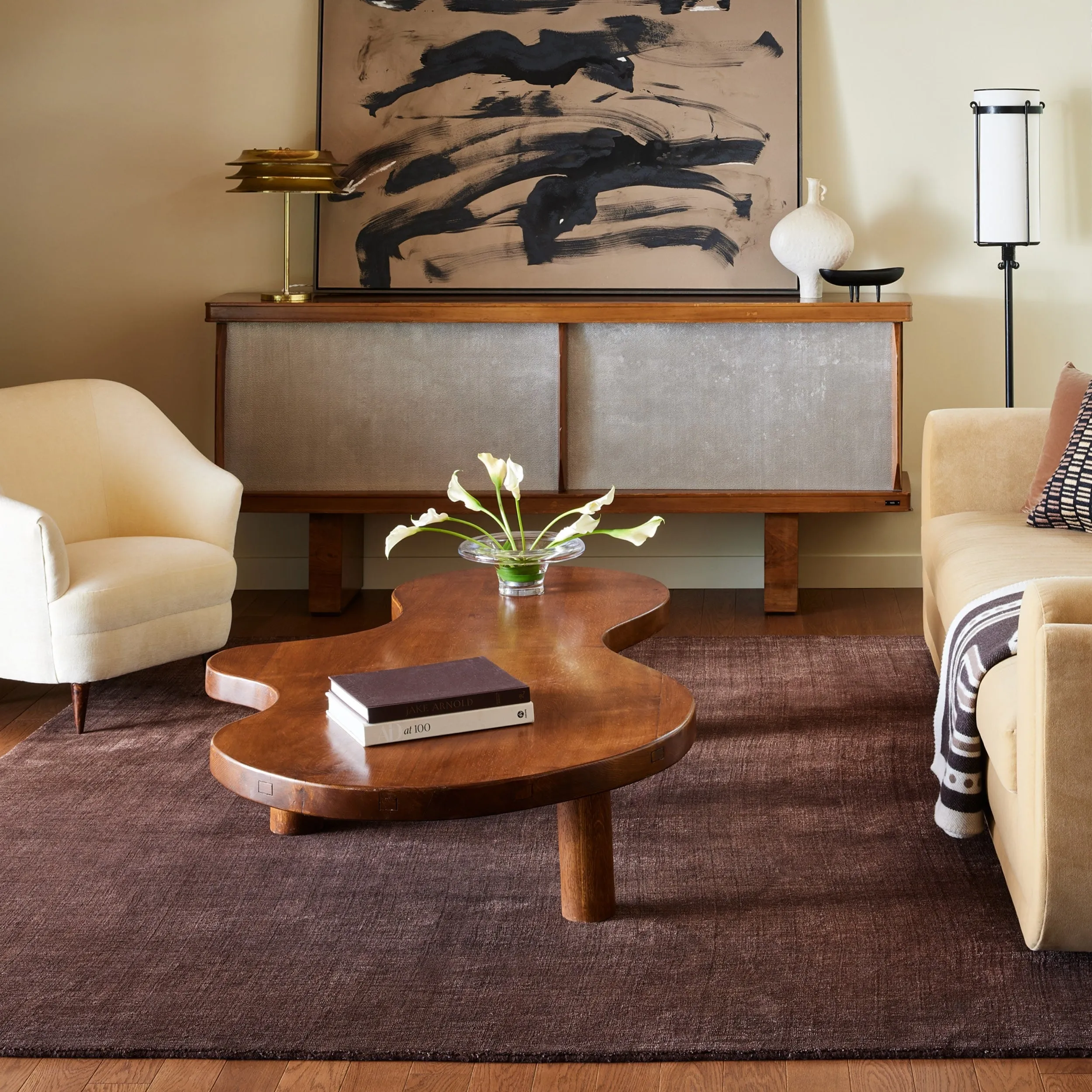 Arrel Speckled Wool-Blend Area Rug