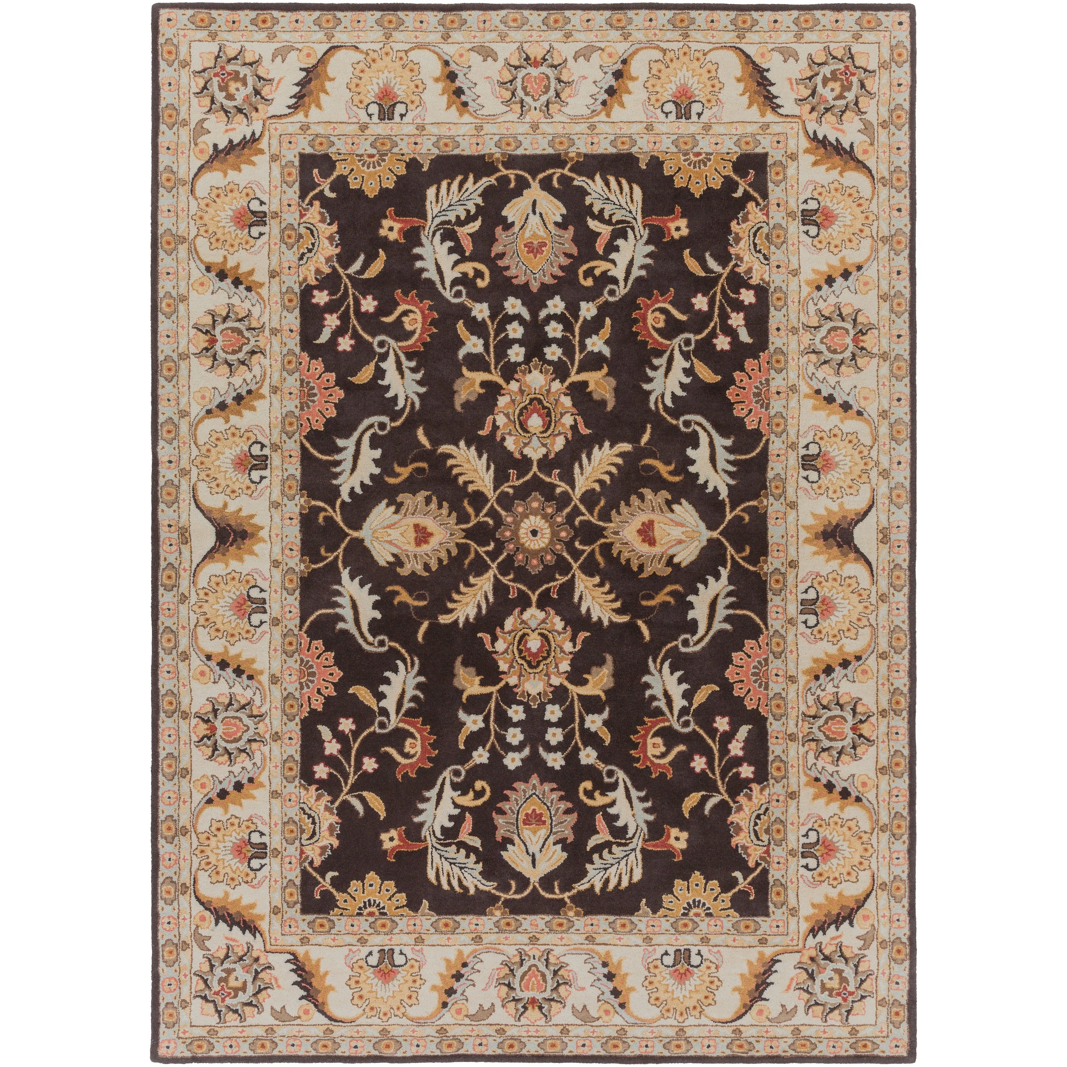 Artistic Weavers Coliseum Hand Tufted Traditional Border Wool Area Rug