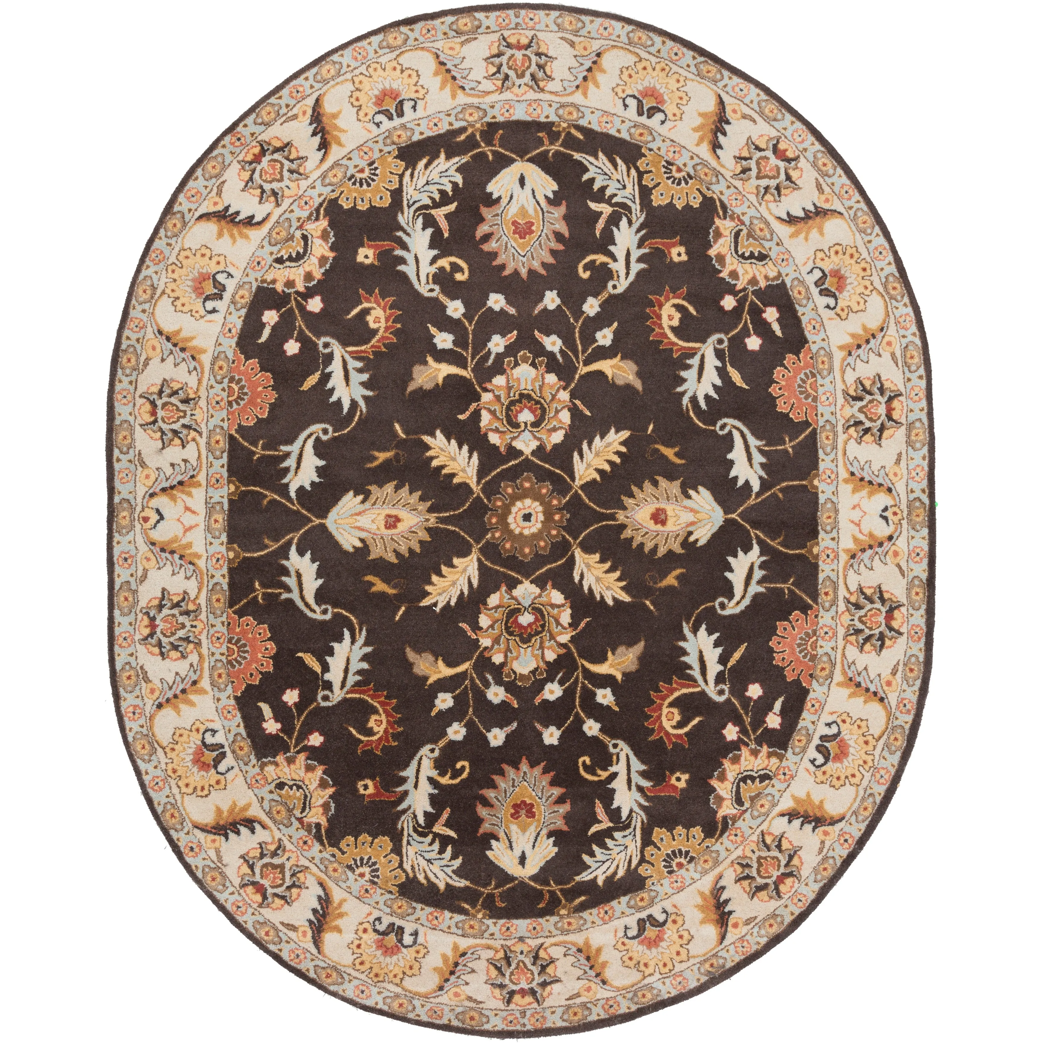 Artistic Weavers Coliseum Hand Tufted Traditional Border Wool Area Rug