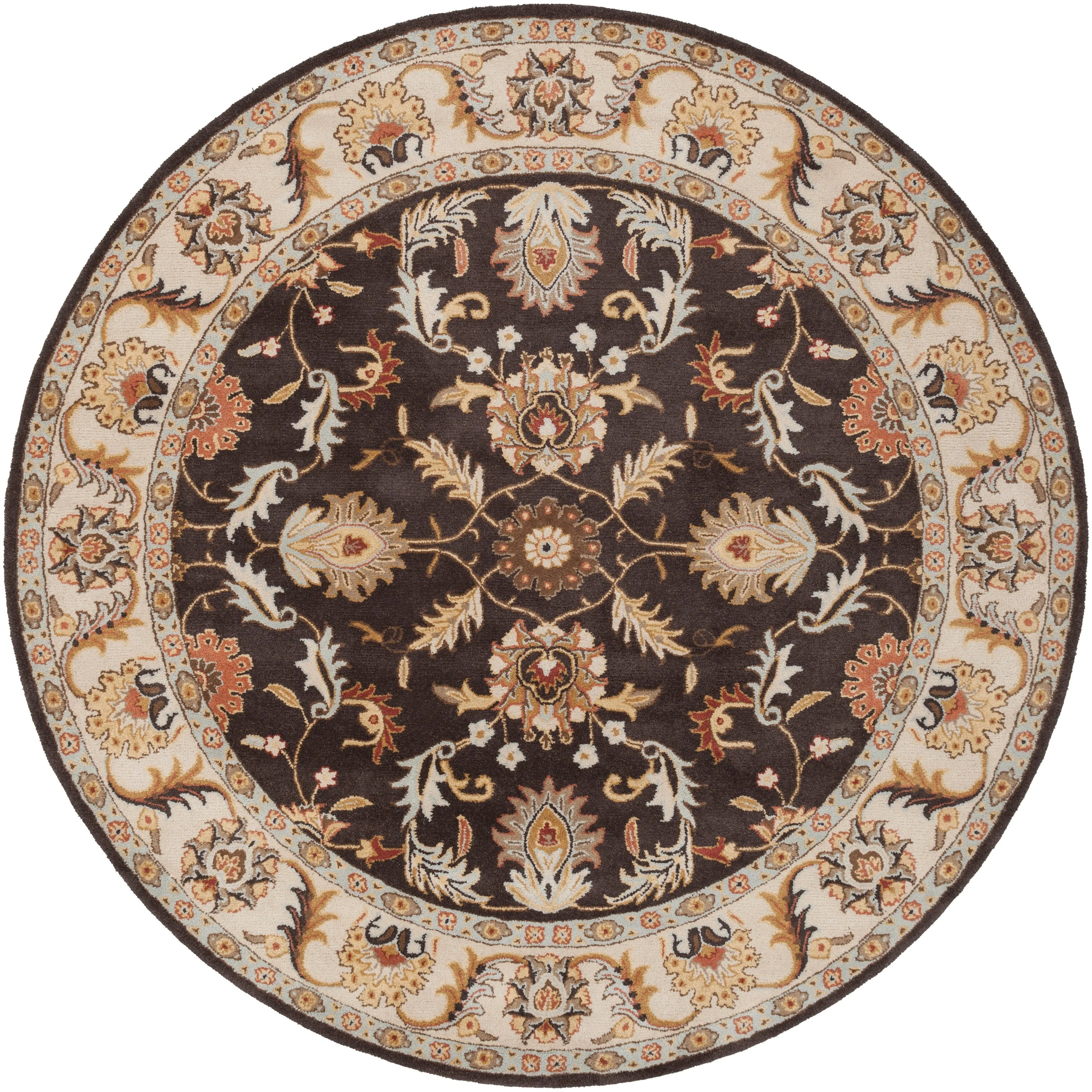 Artistic Weavers Coliseum Hand Tufted Traditional Border Wool Area Rug