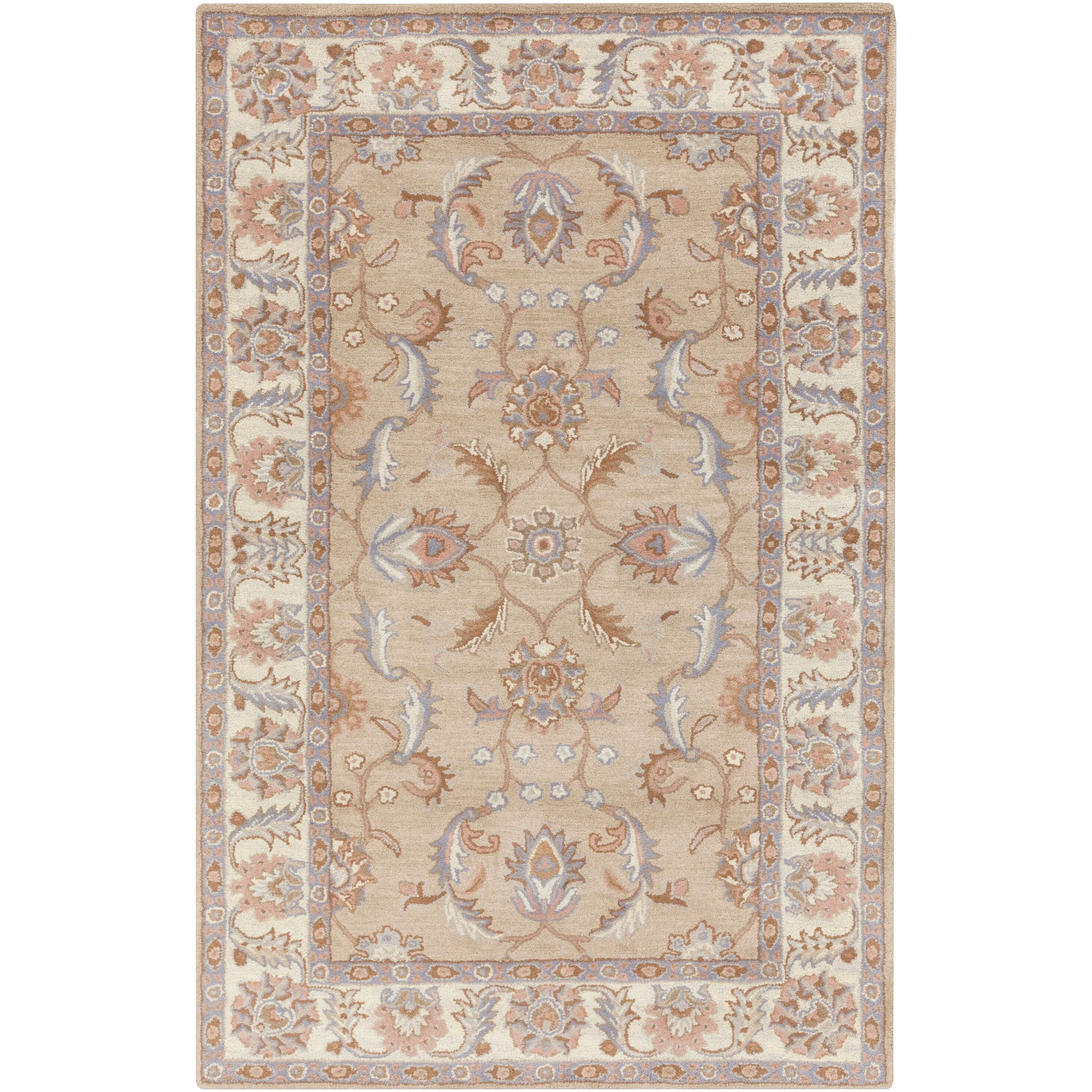 Artistic Weavers Coliseum Hand Tufted Traditional Border Wool Area Rug