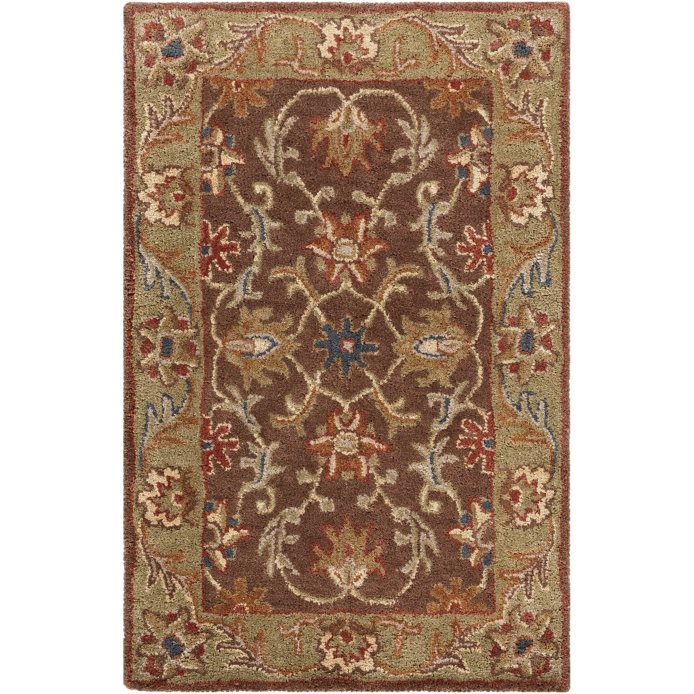 Artistic Weavers Coliseum Hand Tufted Traditional Border Wool Area Rug