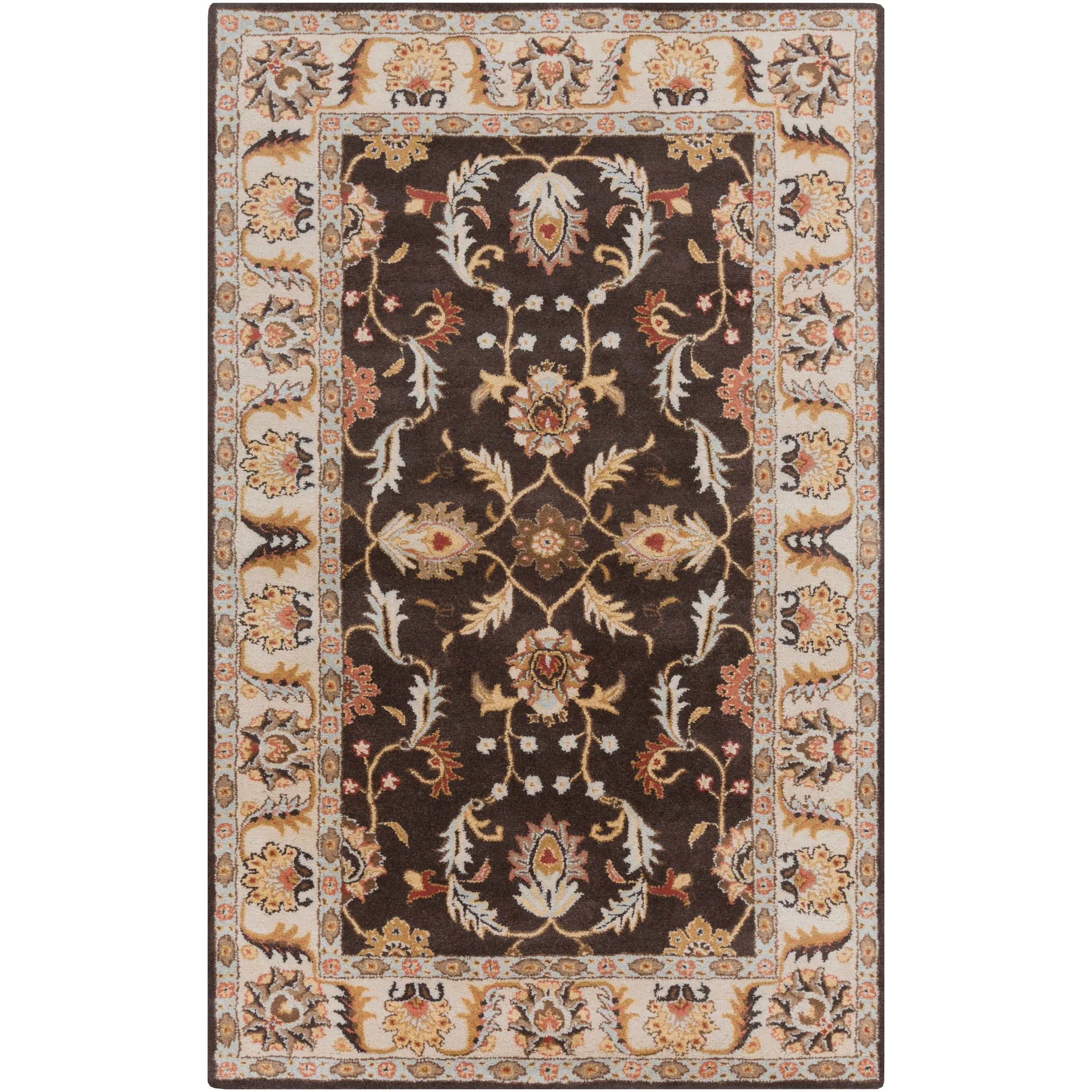 Artistic Weavers Coliseum Hand Tufted Traditional Border Wool Area Rug