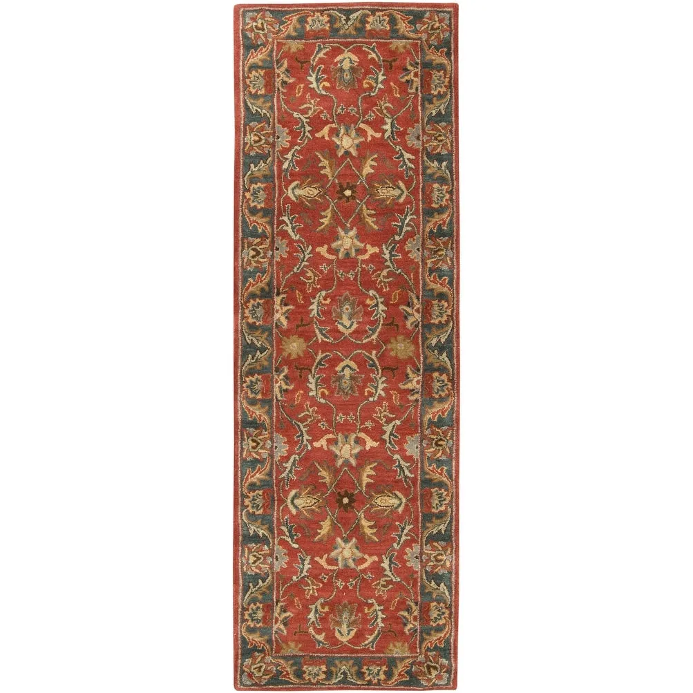 Artistic Weavers Coliseum Hand Tufted Traditional Border Wool Area Rug