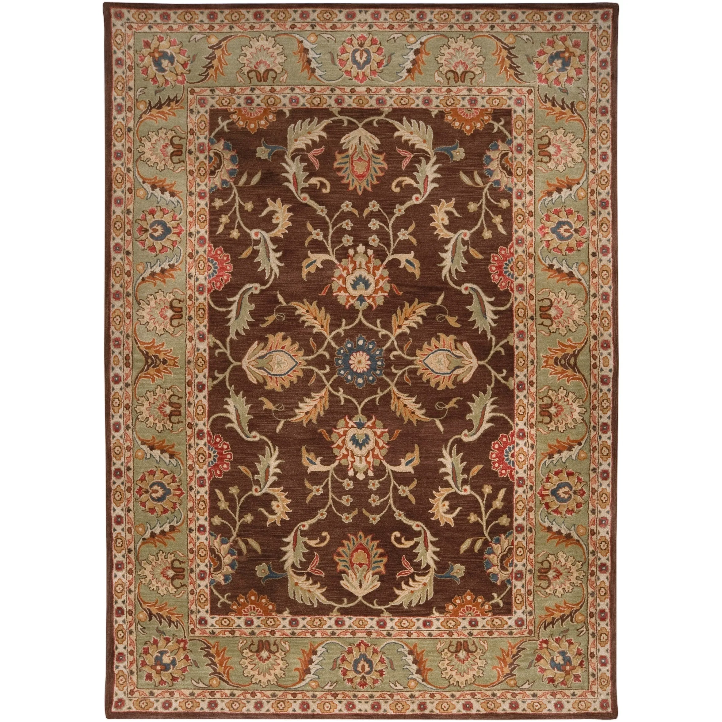 Artistic Weavers Coliseum Hand Tufted Traditional Border Wool Area Rug