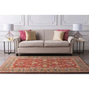 Artistic Weavers Coliseum Hand Tufted Traditional Border Wool Area Rug