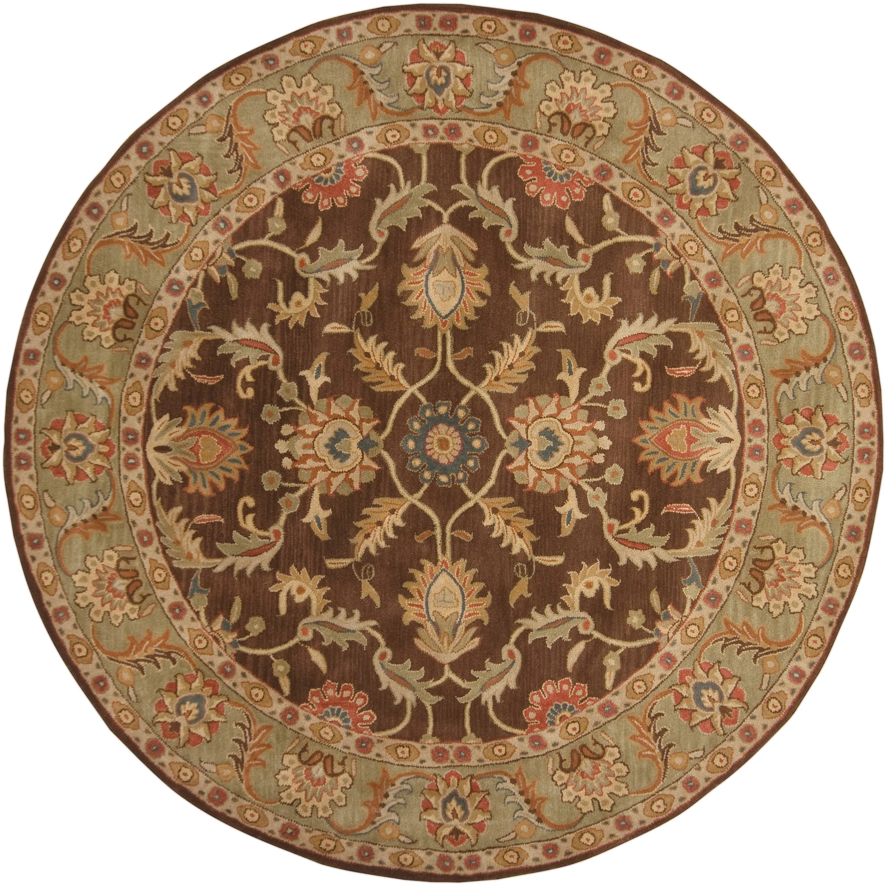 Artistic Weavers Coliseum Hand Tufted Traditional Border Wool Area Rug