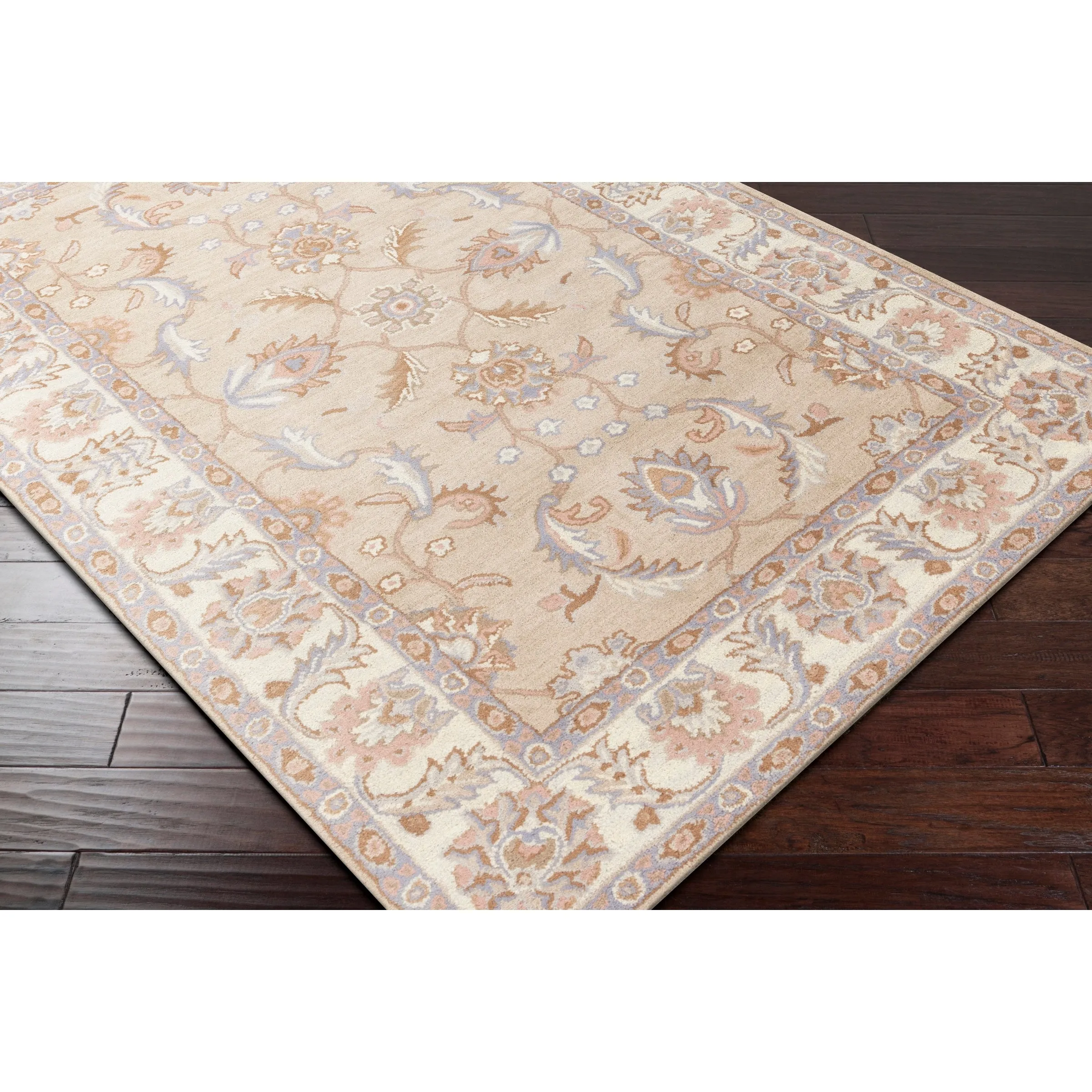 Artistic Weavers Coliseum Hand Tufted Traditional Border Wool Area Rug