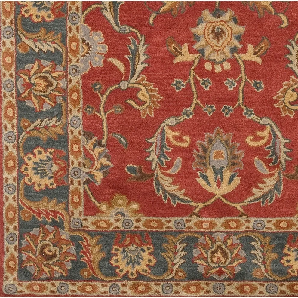 Artistic Weavers Coliseum Hand Tufted Traditional Border Wool Area Rug