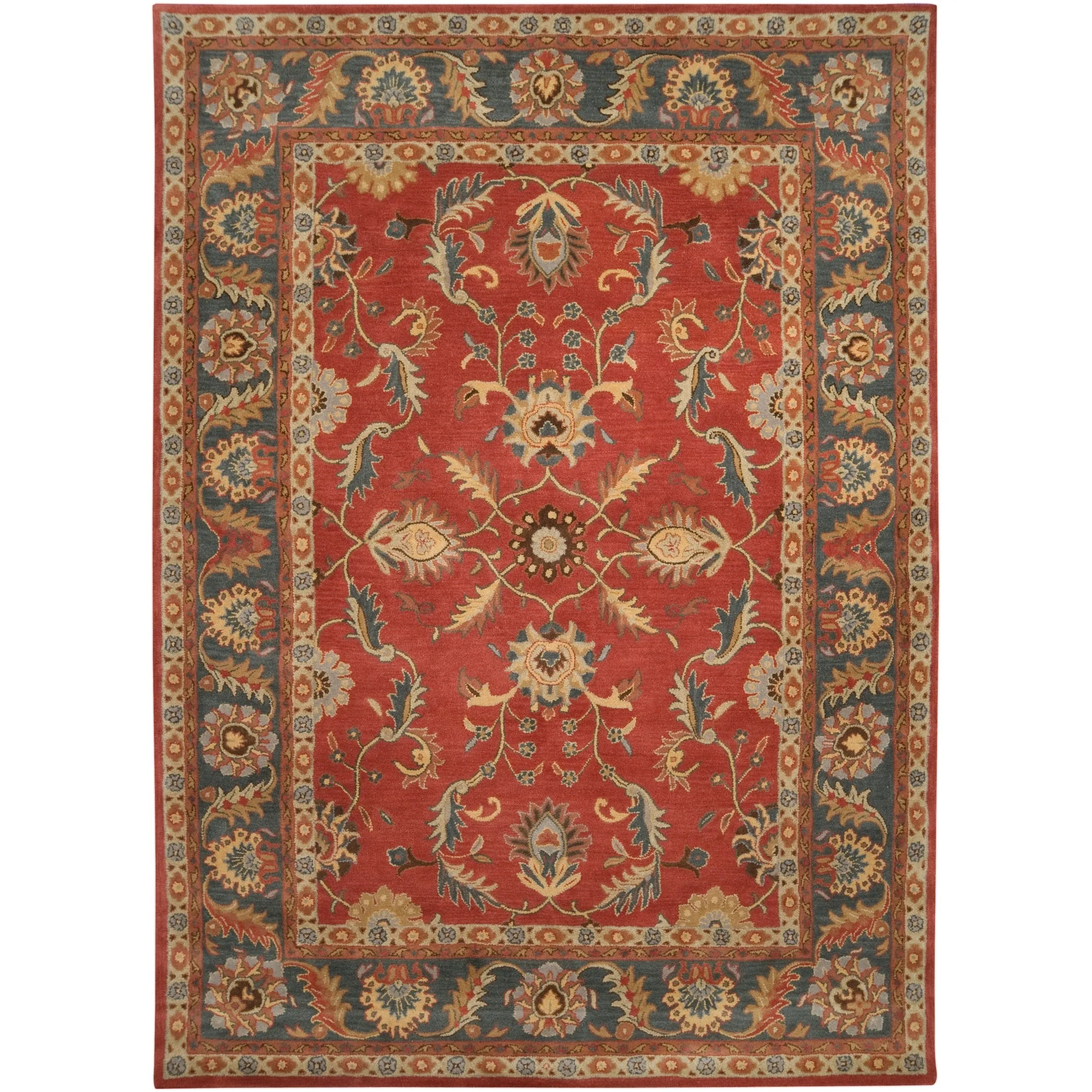 Artistic Weavers Coliseum Hand Tufted Traditional Border Wool Area Rug