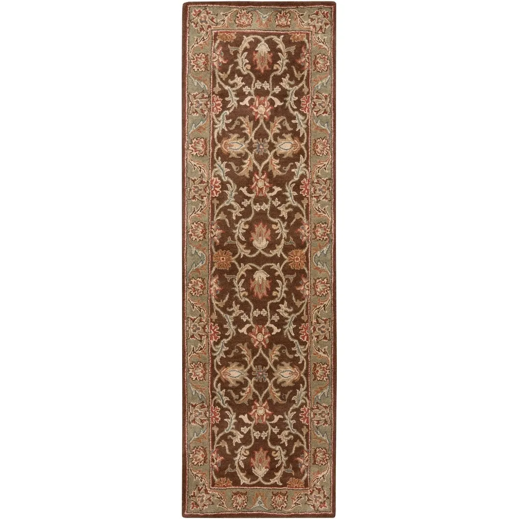Artistic Weavers Coliseum Hand Tufted Traditional Border Wool Area Rug