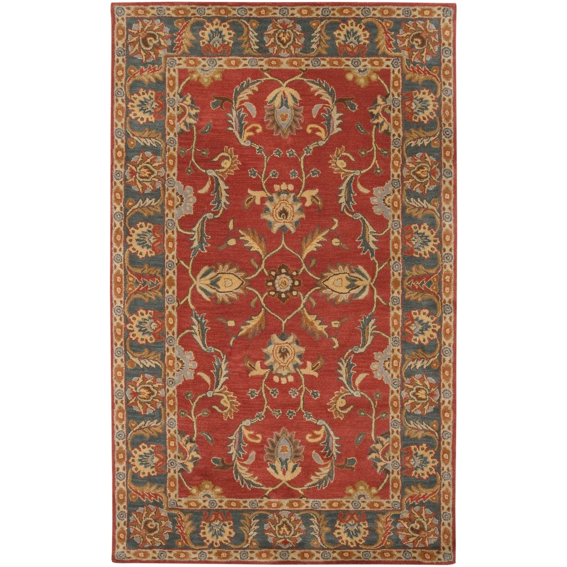 Artistic Weavers Coliseum Hand Tufted Traditional Border Wool Area Rug