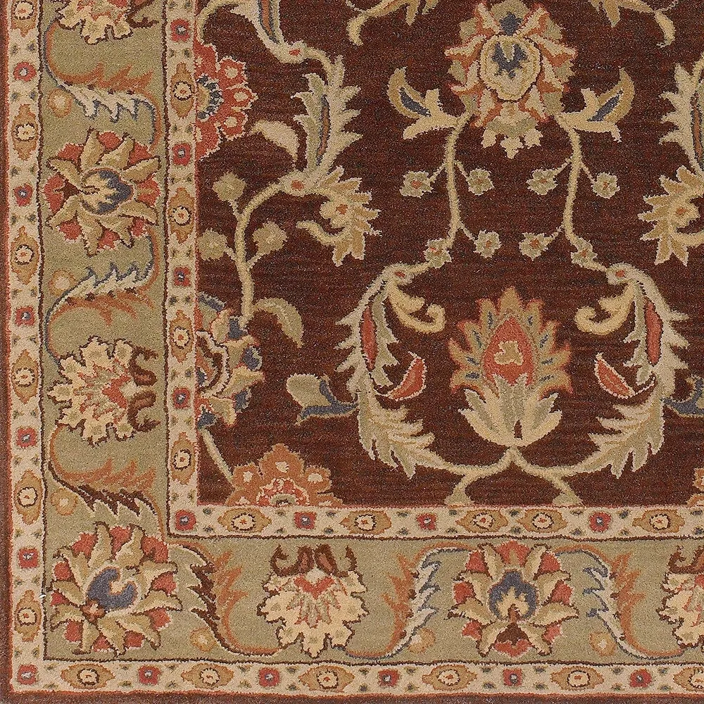 Artistic Weavers Coliseum Hand Tufted Traditional Border Wool Area Rug