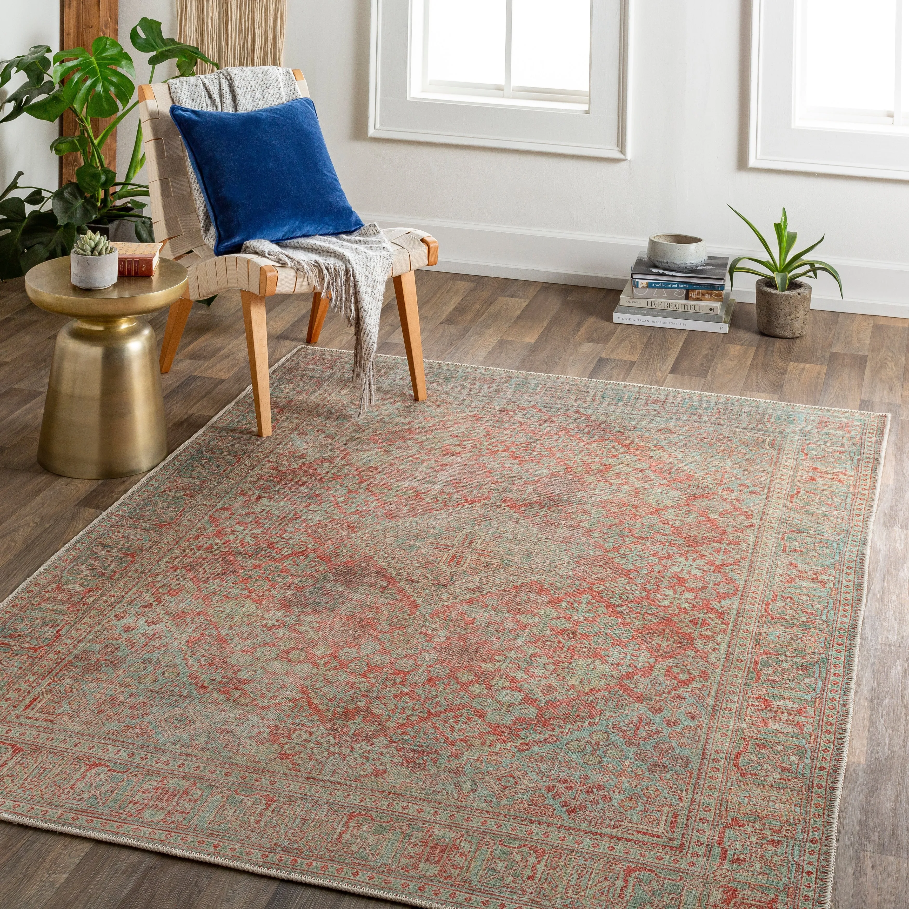 Artistic Weavers Dalaberto Traditional Medallion Washable Area Rug
