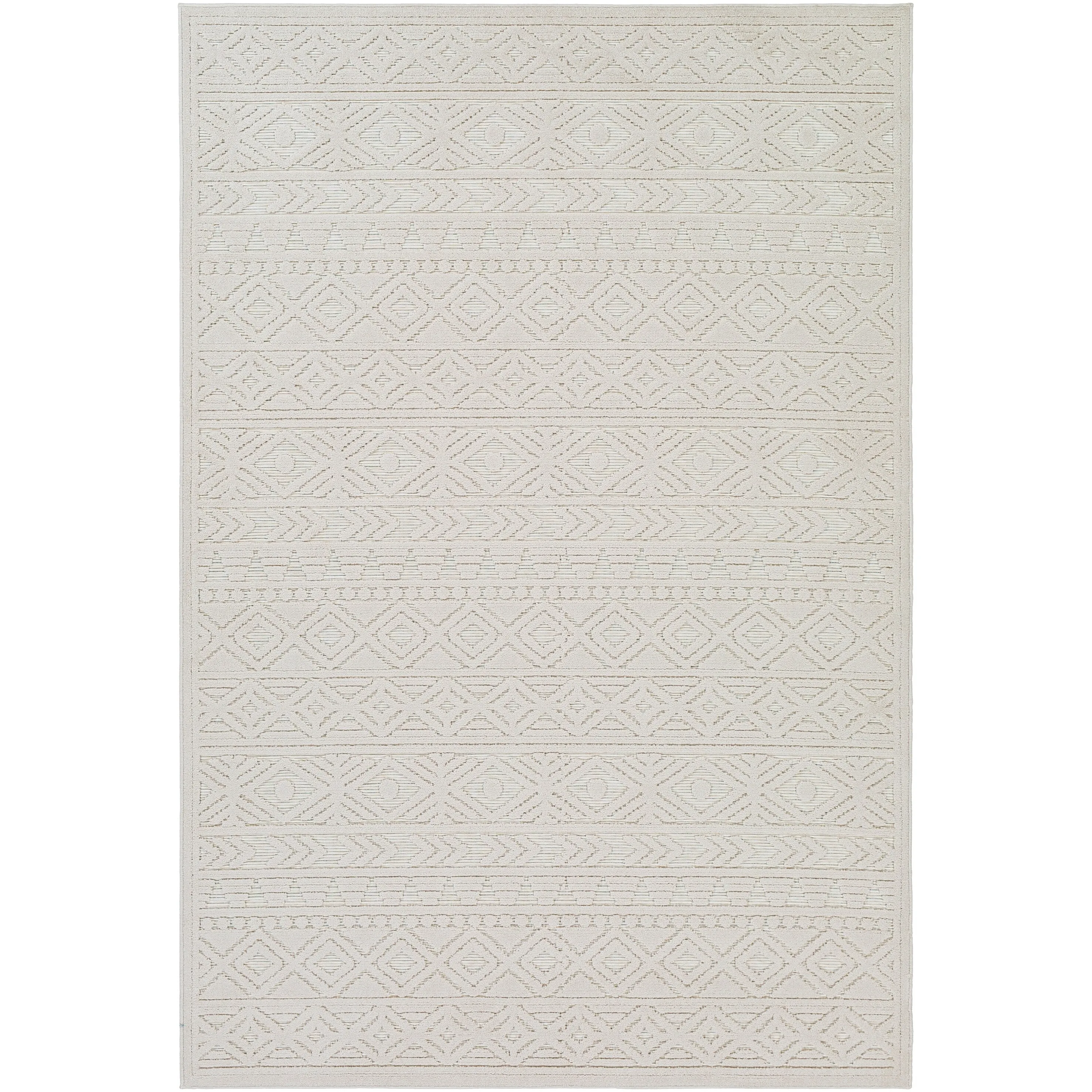 Atatiana Indoor/ Outdoor Global Stripe Area Rug