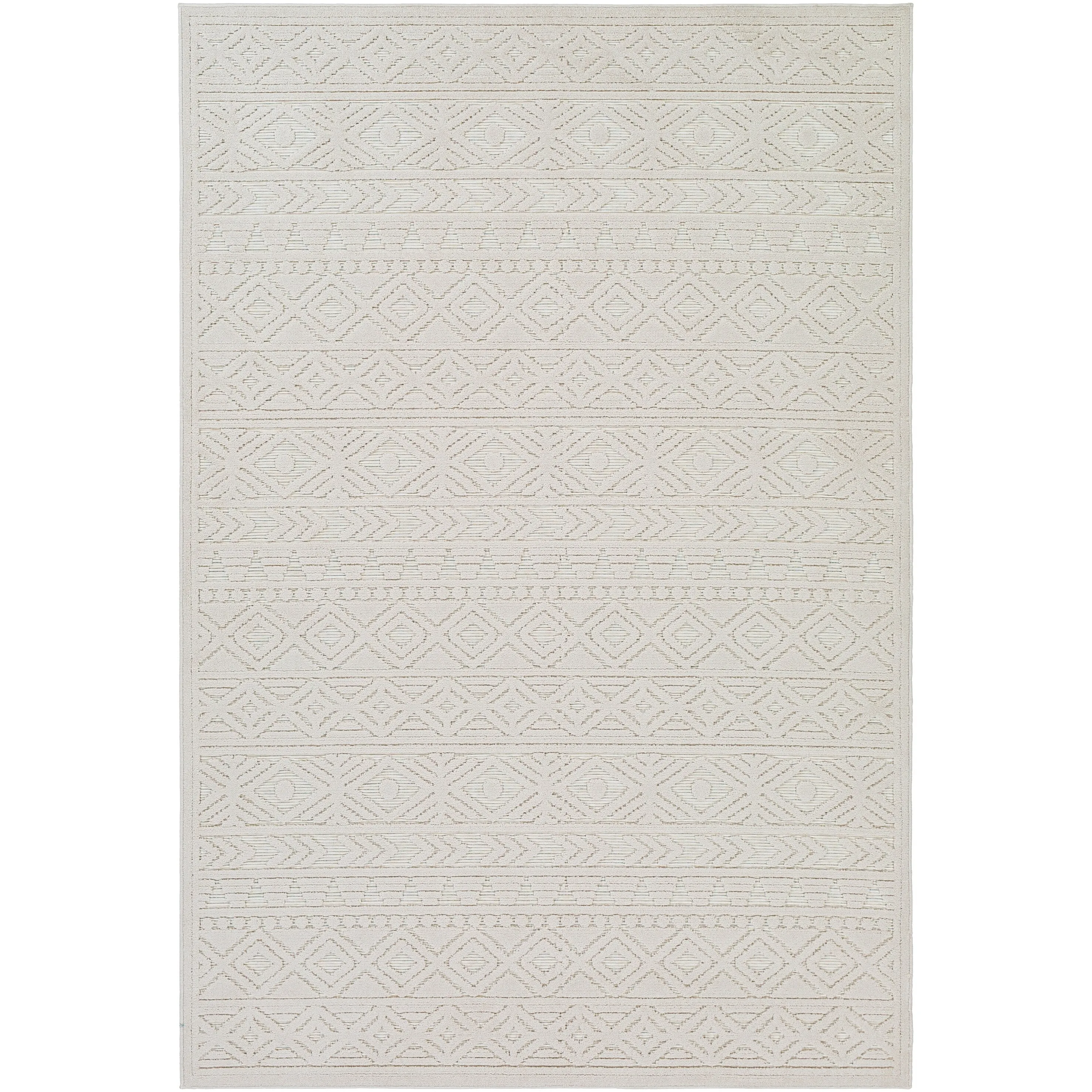 Atatiana Indoor/ Outdoor Global Stripe Area Rug
