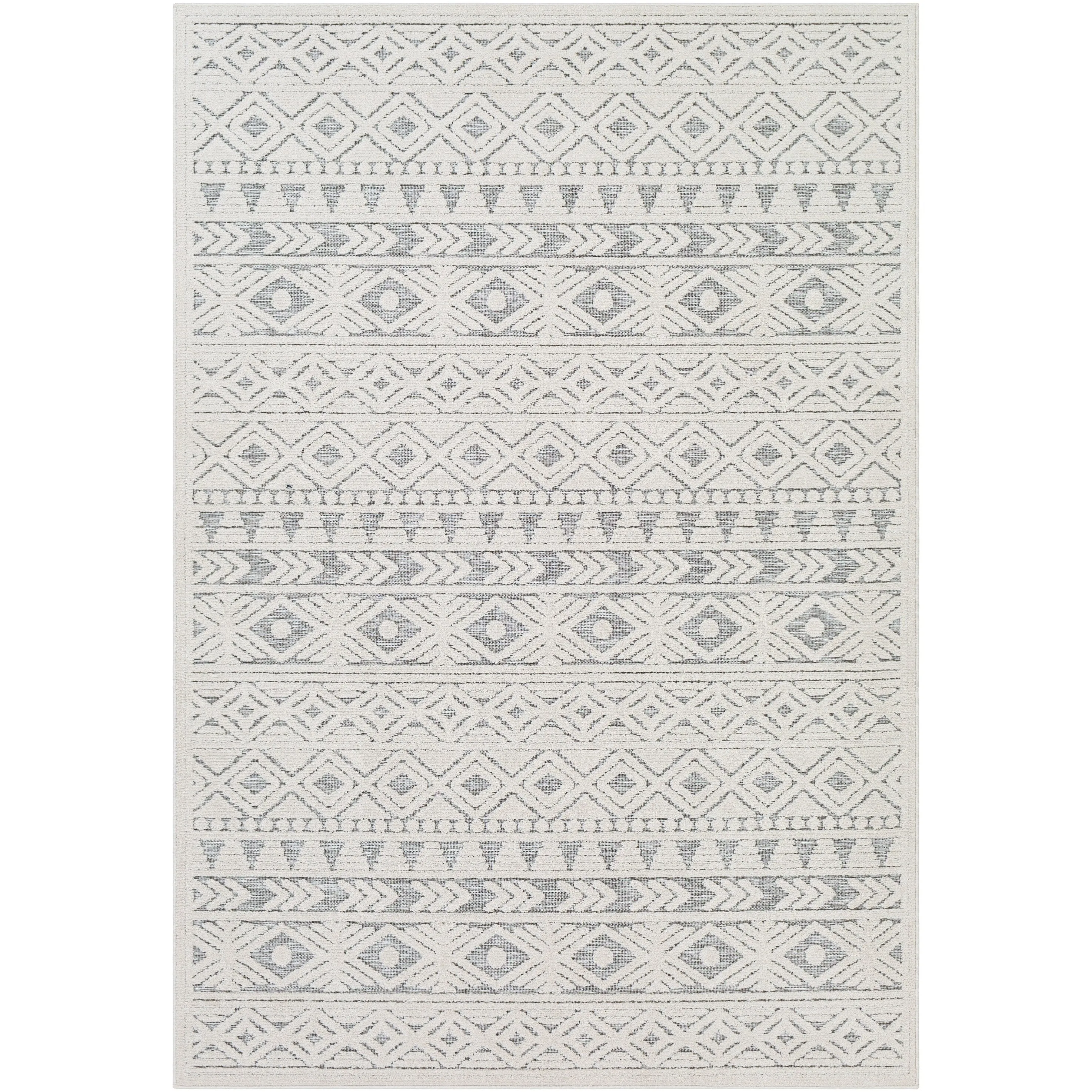 Atatiana Indoor/ Outdoor Global Stripe Area Rug