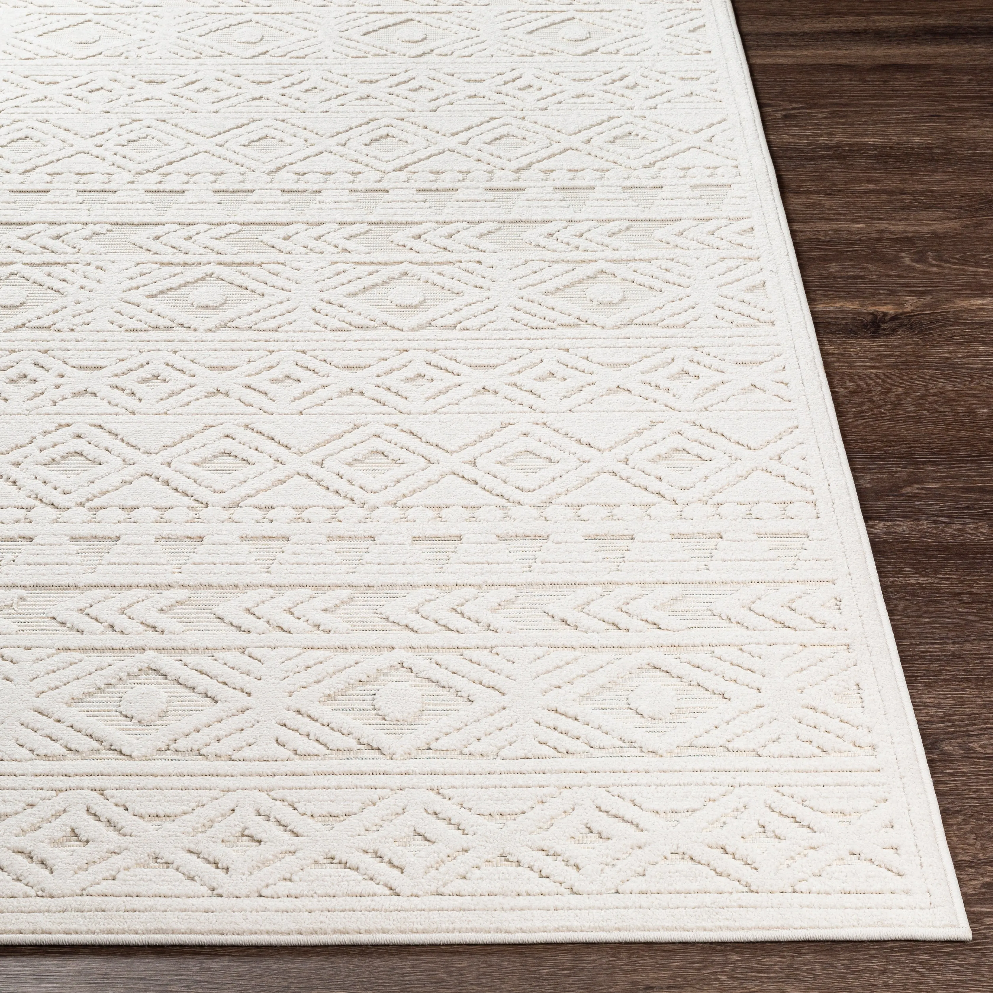 Atatiana Indoor/ Outdoor Global Stripe Area Rug