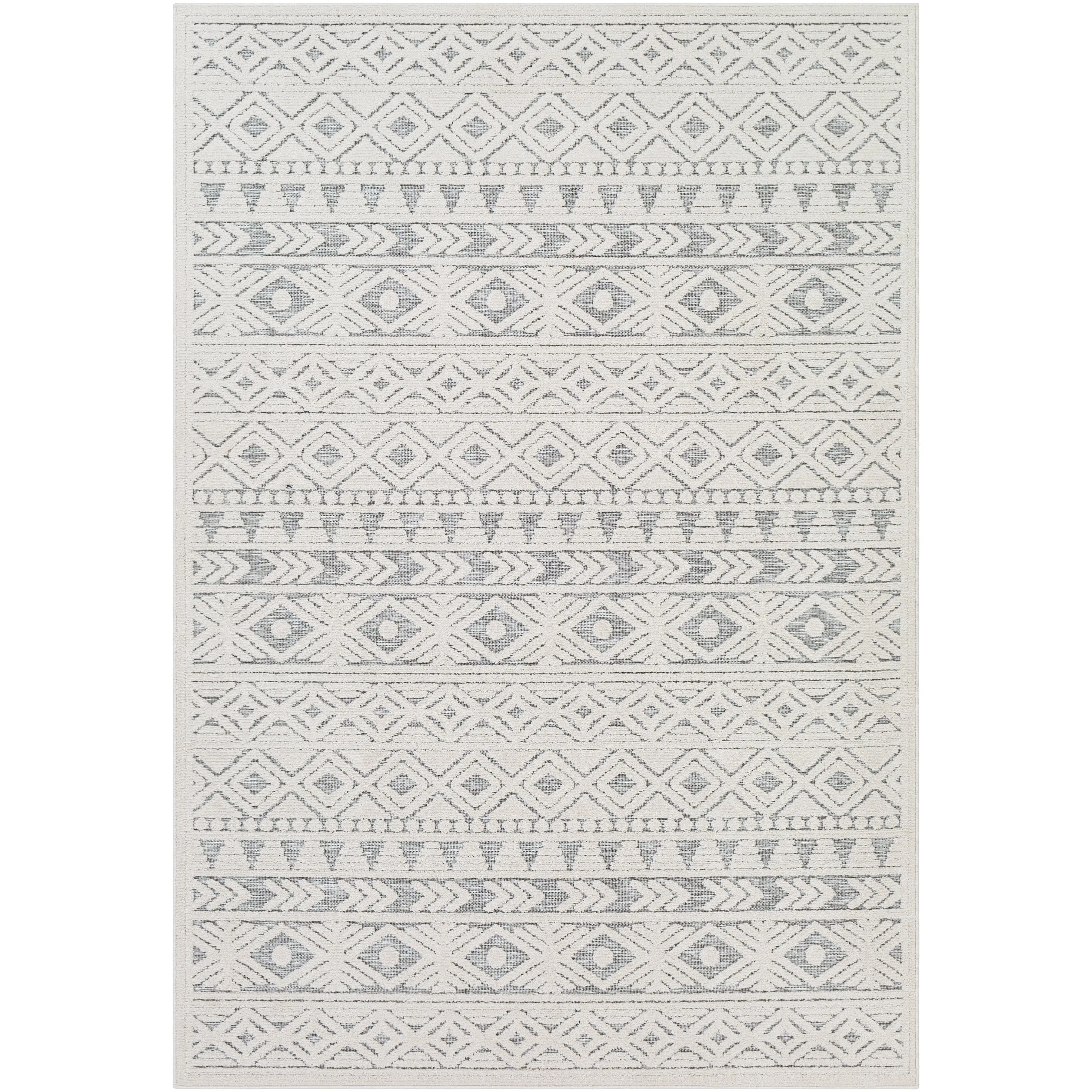 Atatiana Indoor/ Outdoor Global Stripe Area Rug
