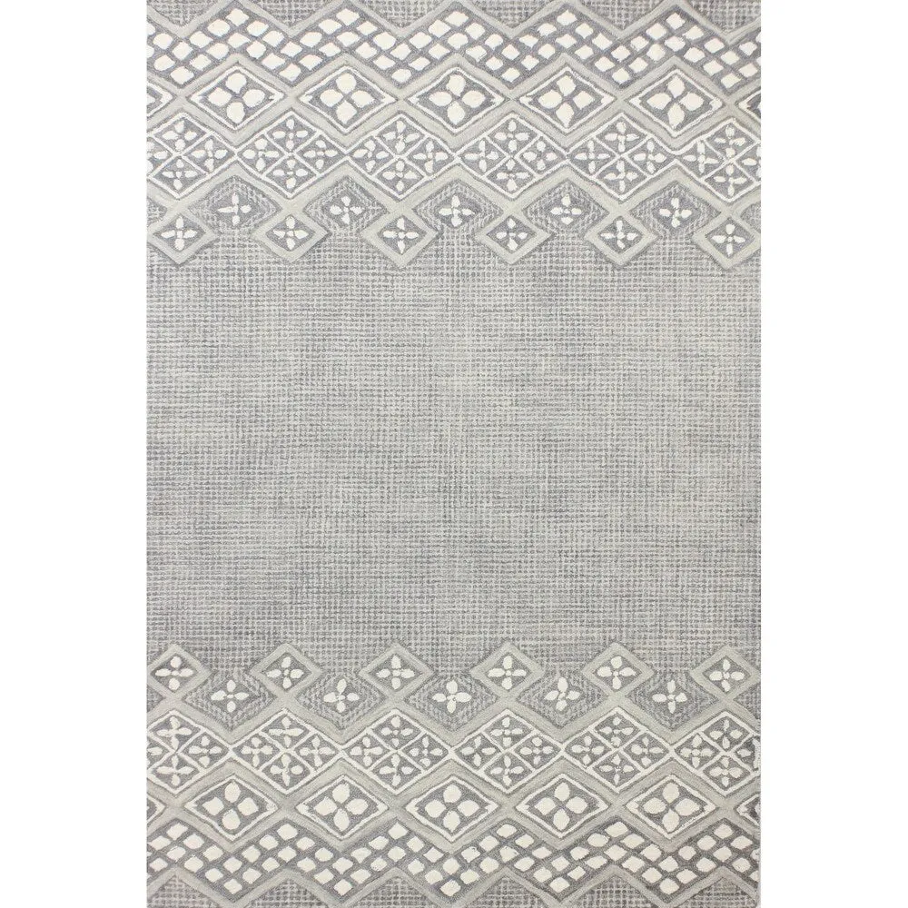 Bashian Hand Tufted Esmeralda Grey Rug