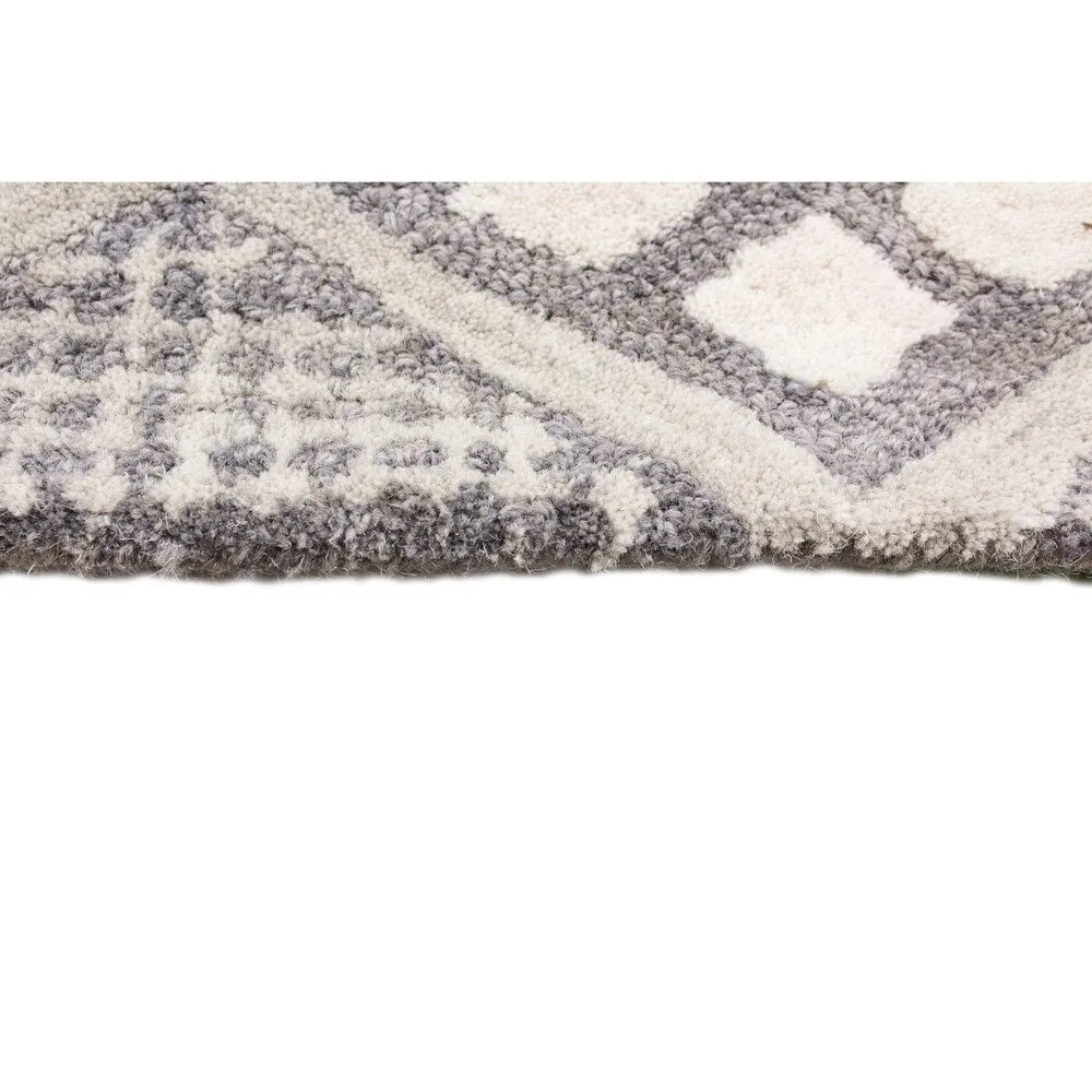 Bashian Hand Tufted Esmeralda Grey Rug