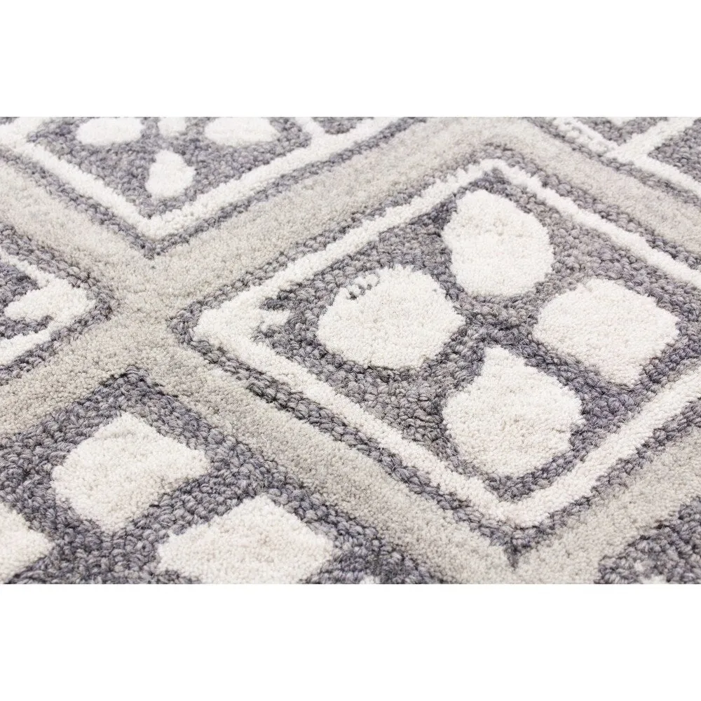 Bashian Hand Tufted Esmeralda Grey Rug