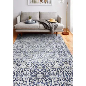 Bashian Shepherd Blue Transitional Area Rug