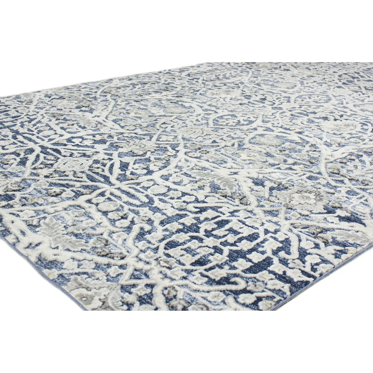 Bashian Shepherd Blue Transitional Area Rug