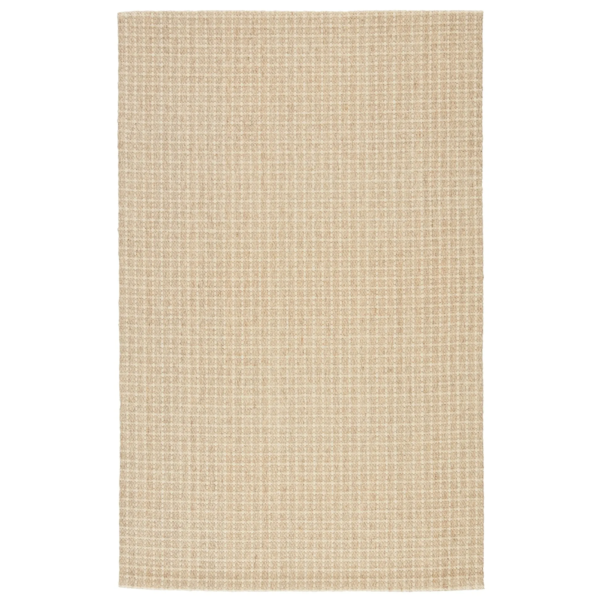Bauer Natural Solid Color Wool and Sisal Blend Area Rug
