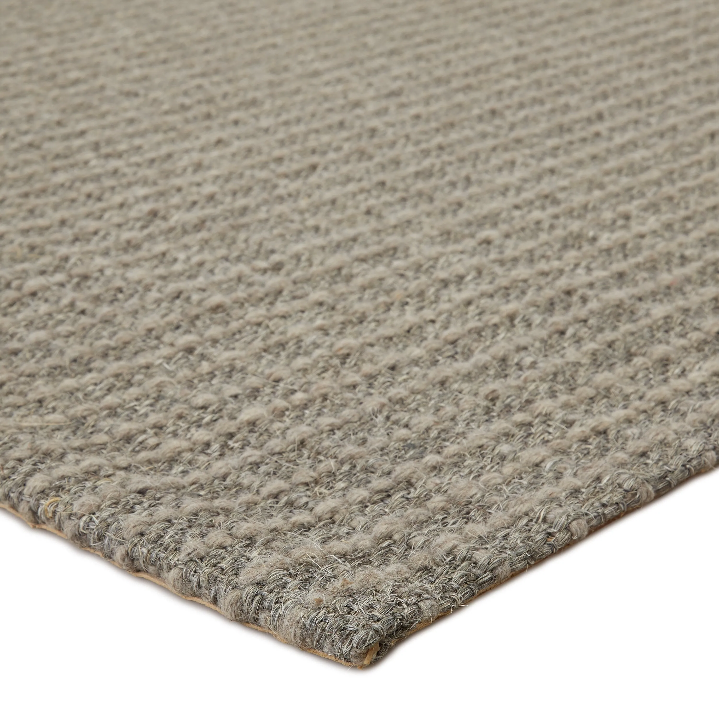 Bauer Natural Solid Color Wool and Sisal Blend Area Rug