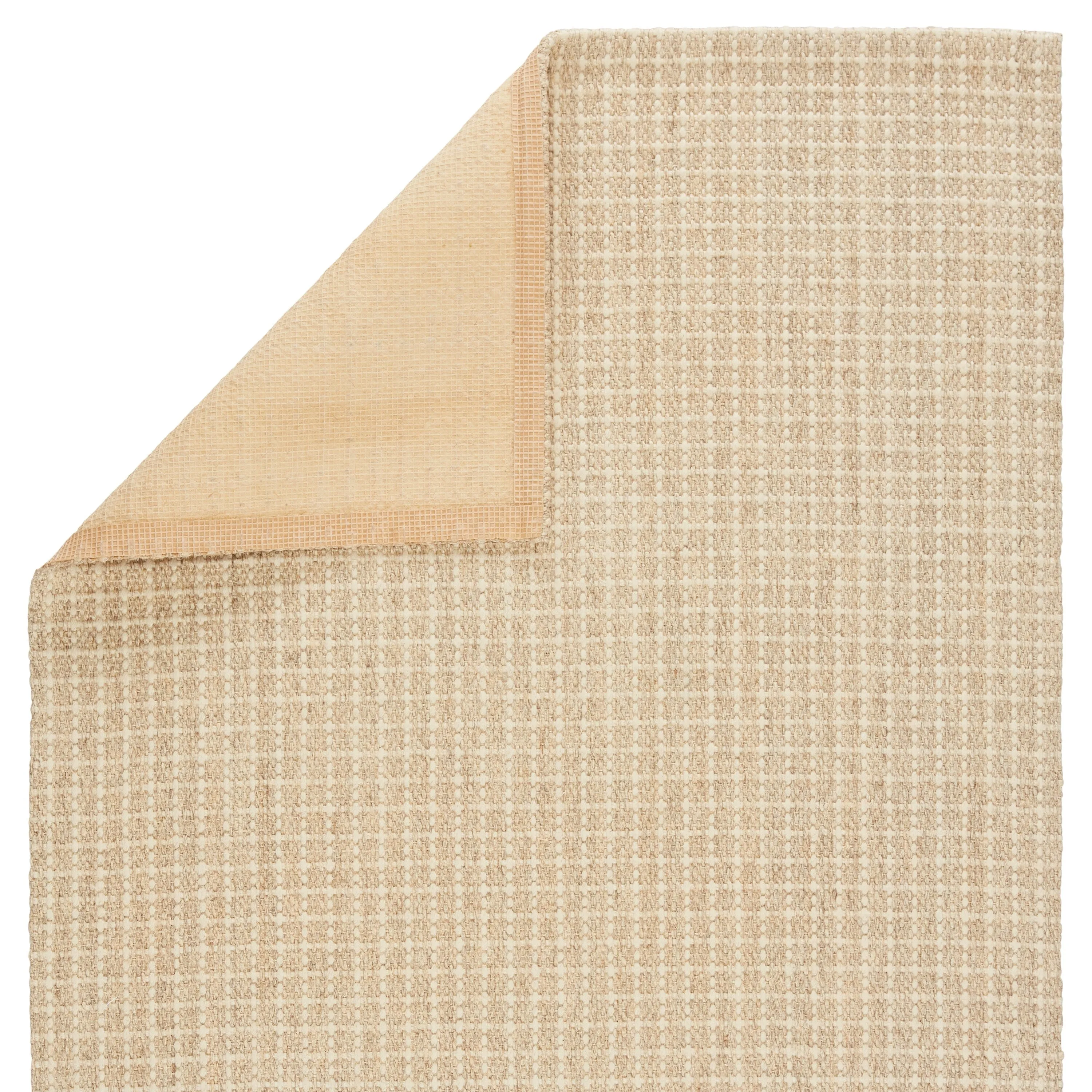 Bauer Natural Solid Color Wool and Sisal Blend Area Rug