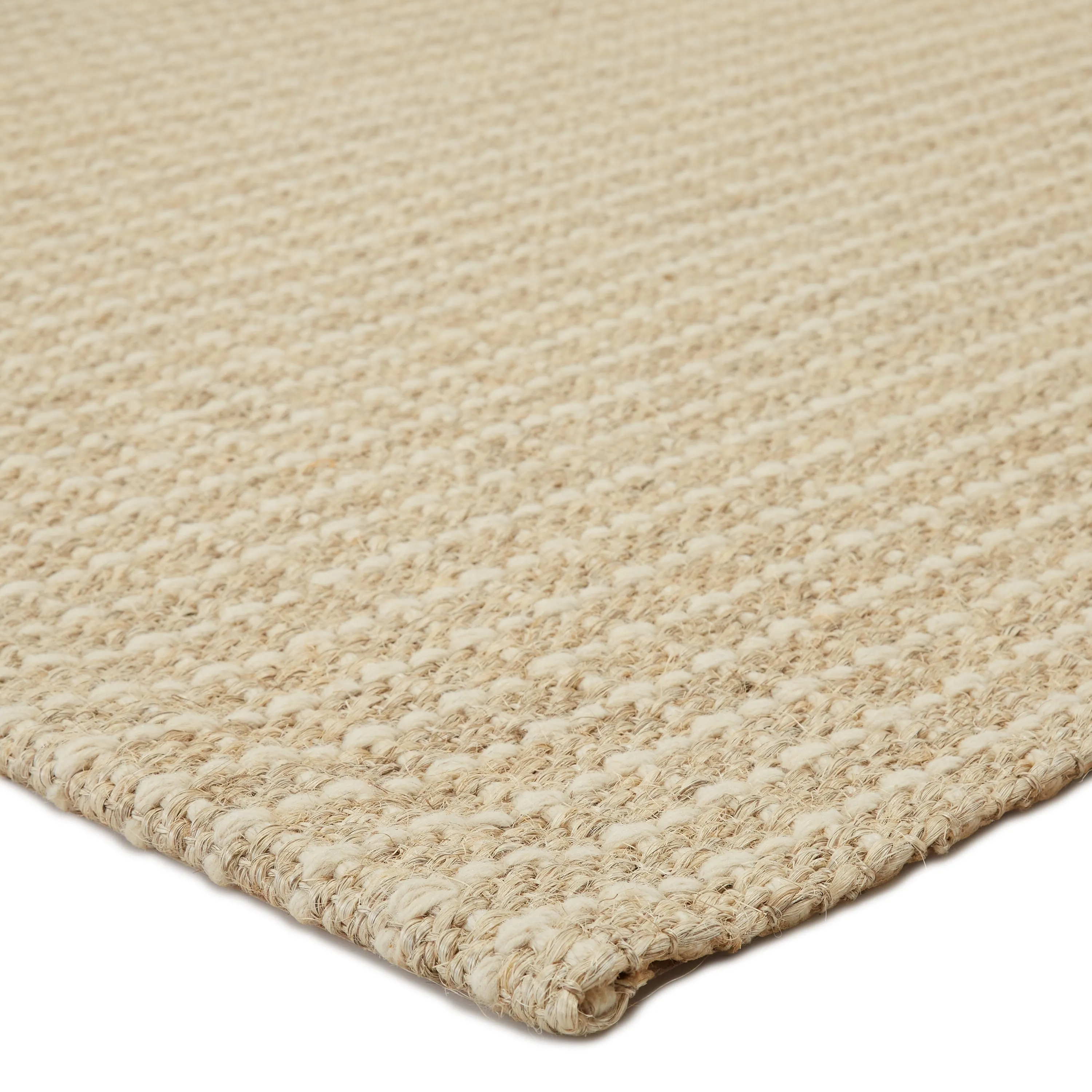Bauer Natural Solid Color Wool and Sisal Blend Area Rug